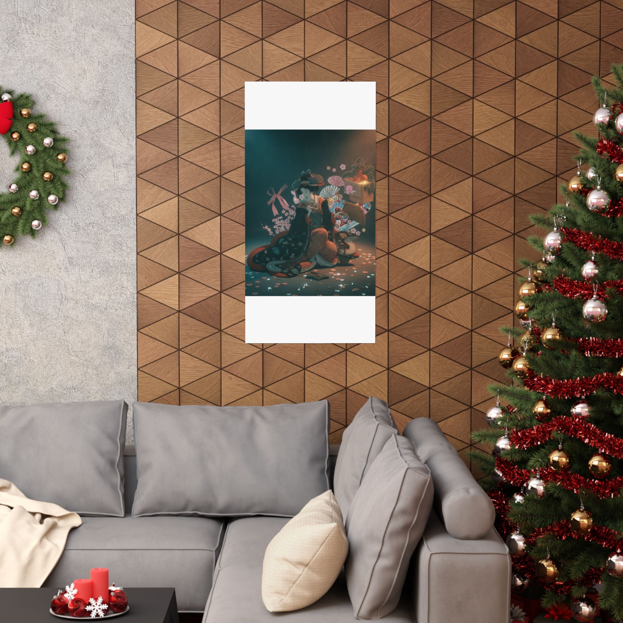 Cinematic — Courtesan And New Year Decoration — Matte Poster