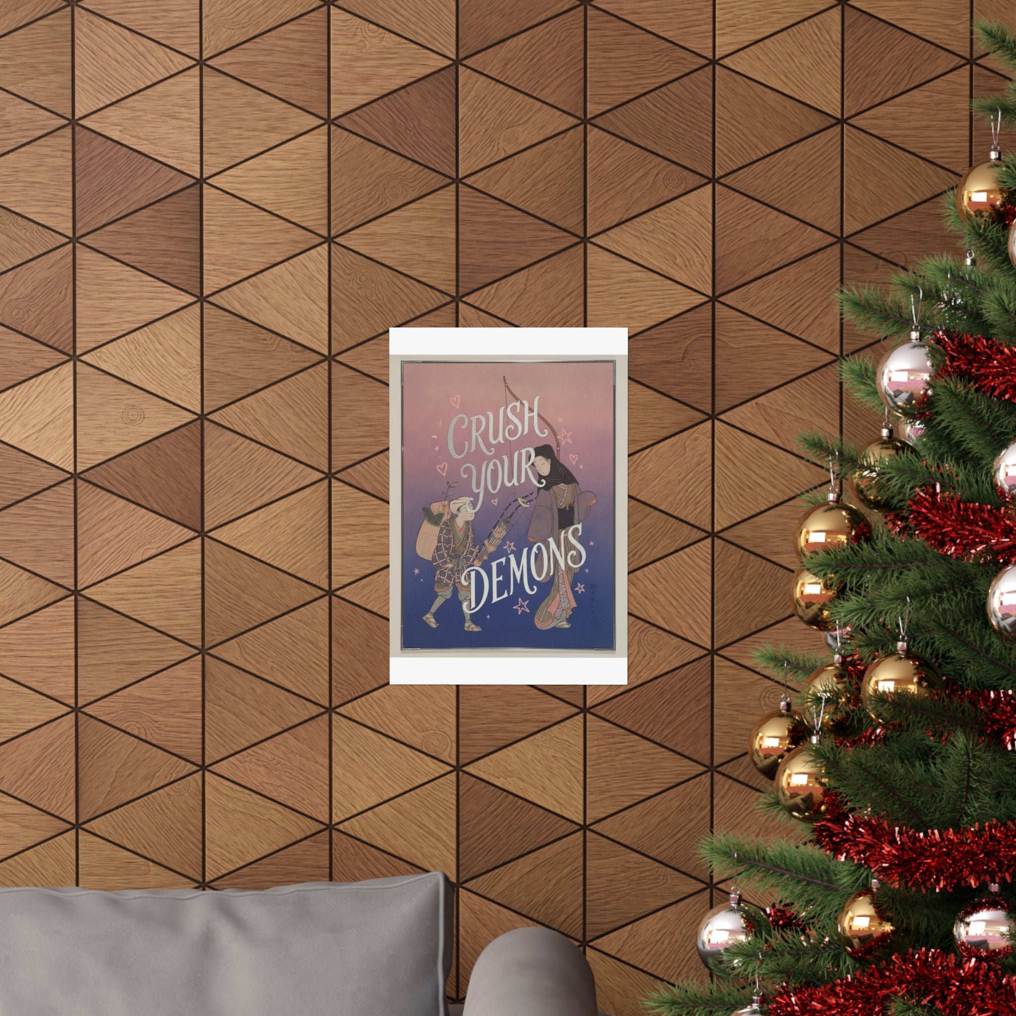 Affirmation — Demon-Crushing Bow — Matte Poster