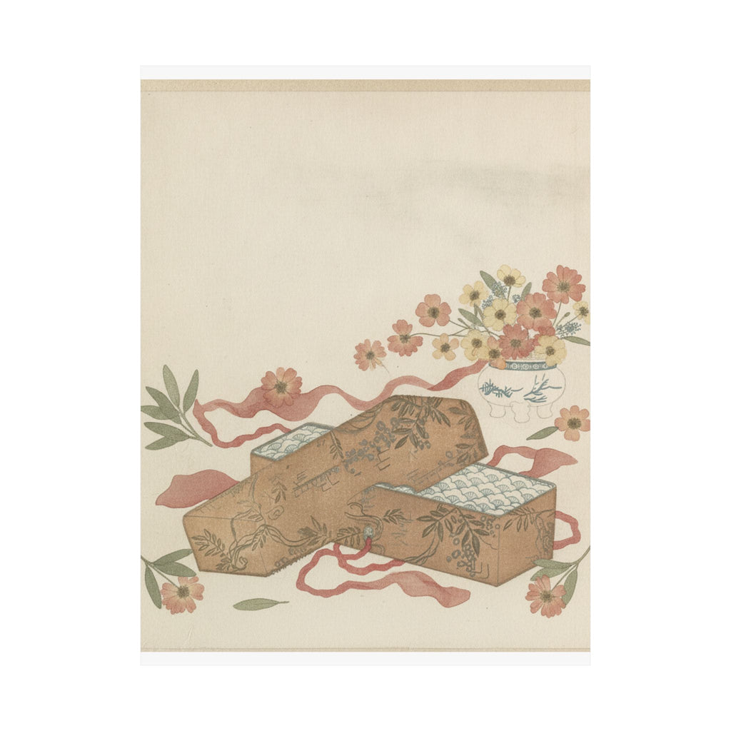 Botanical — Letter-Box With Letter And Potted Flower — Matte Poster