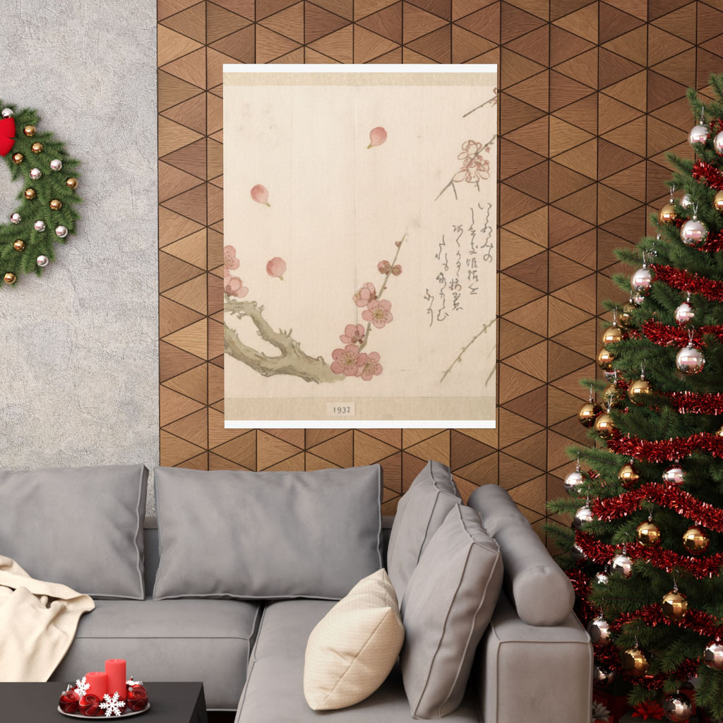 Botanical — Plum Blossom — Matte Poster