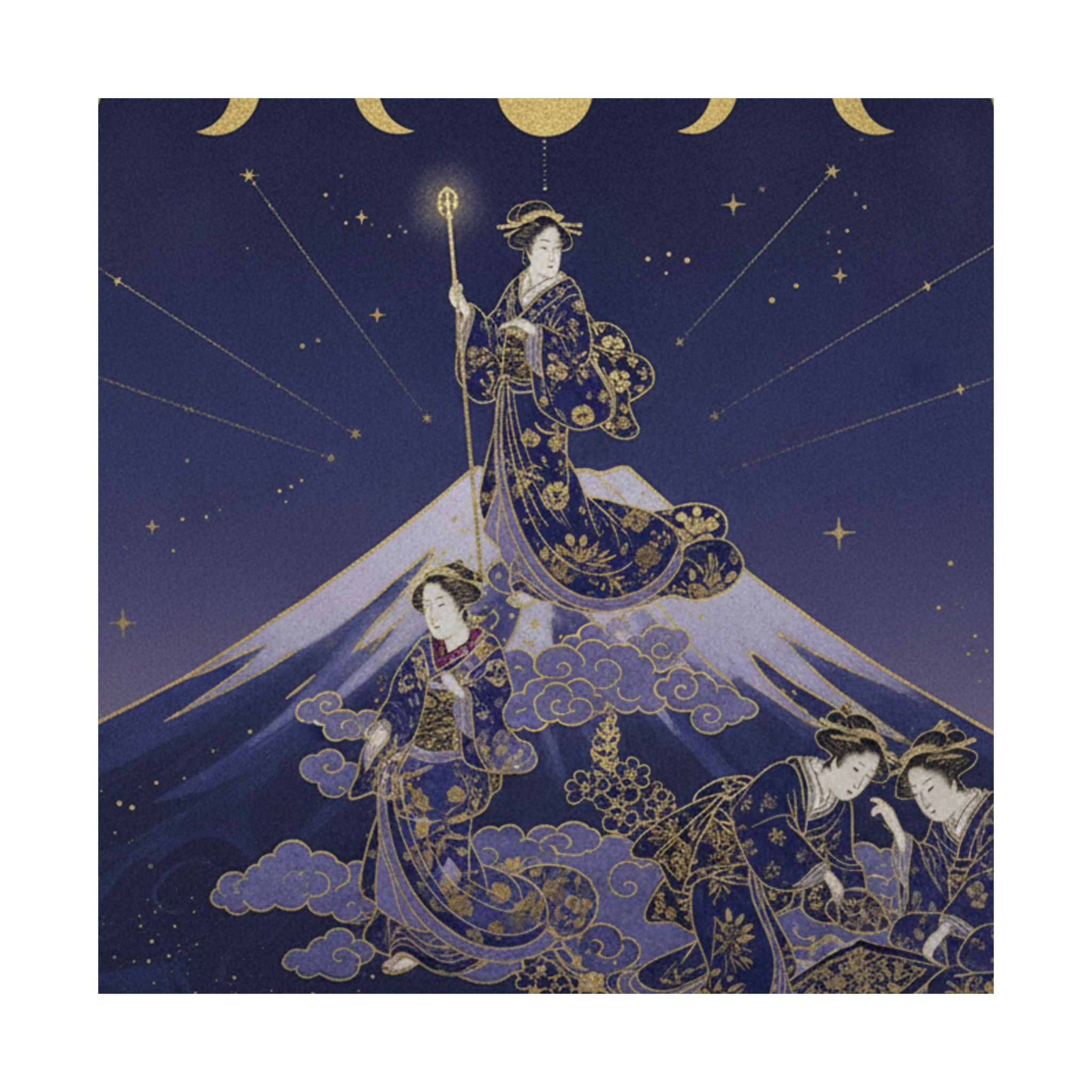 Celestial — Actors [Out Of Costume] Like Mount Fuji [Without Snow] In Summer (Yakusha Natsu  — Matte Poster