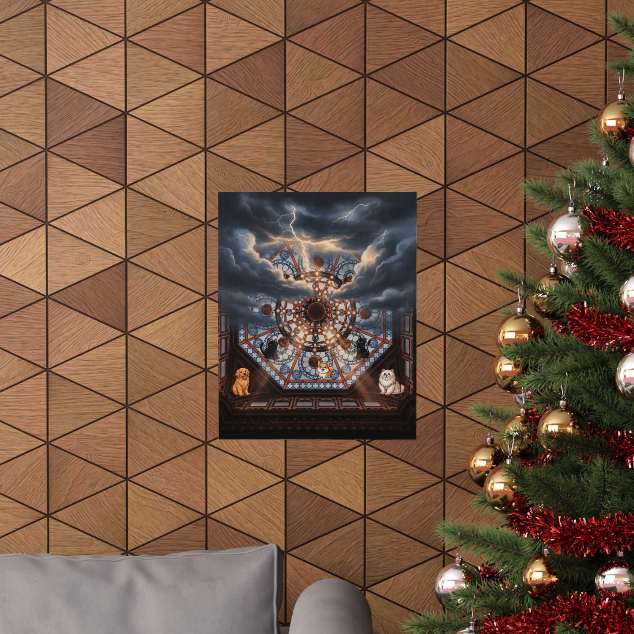 Dramatic Storm — Ceiling — Matte Poster