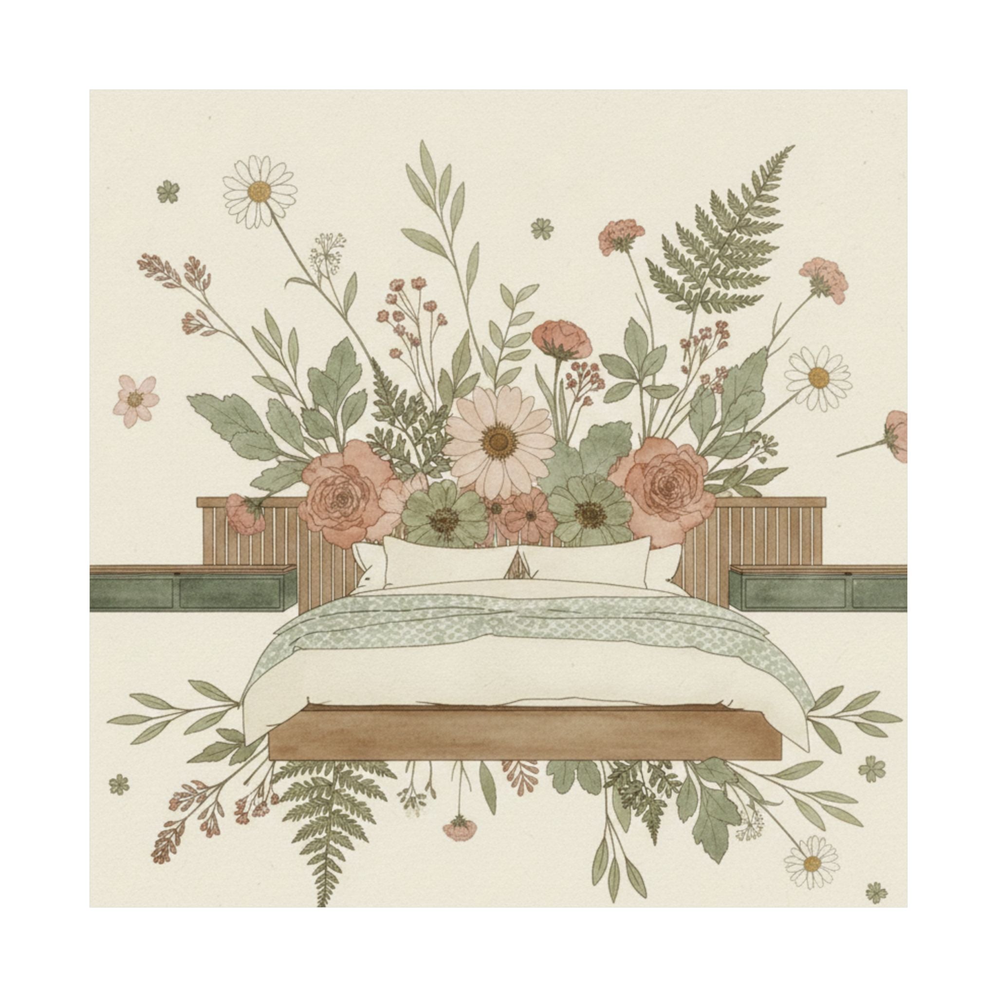 Botanical — Bedroom — Matte Poster