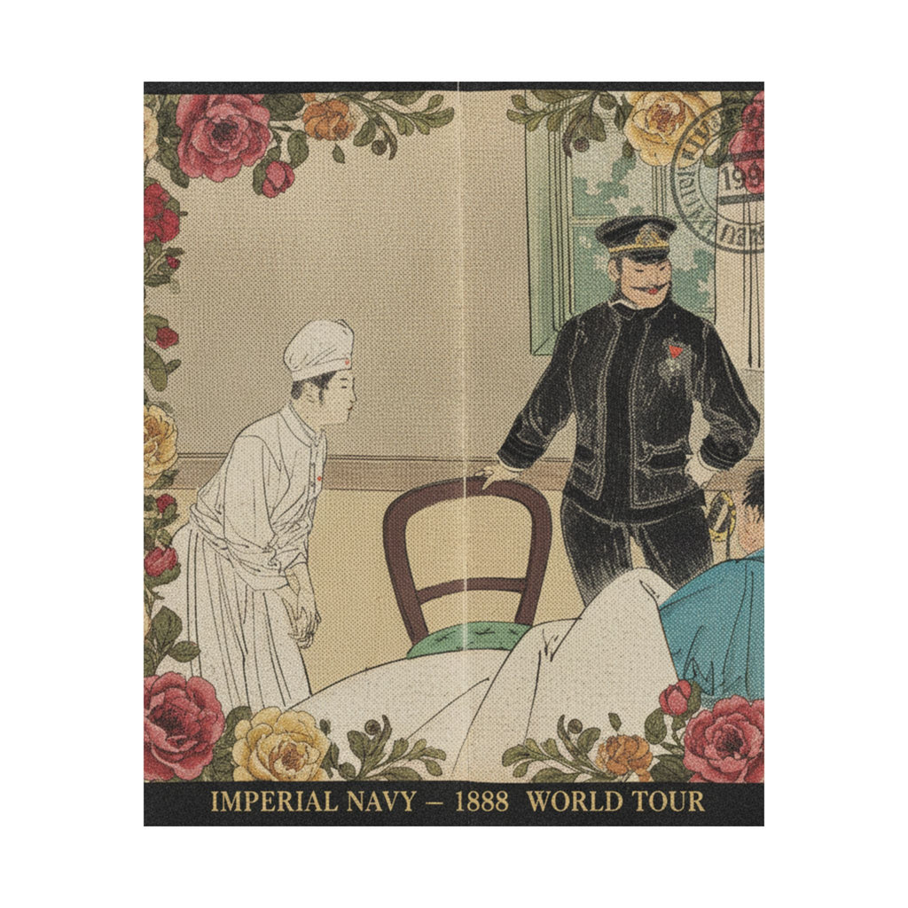 Vintage Bootleg — The Torpedo Officer (Suirai Shikan), Frontispiece Illustration From The Literary — Matte Poster