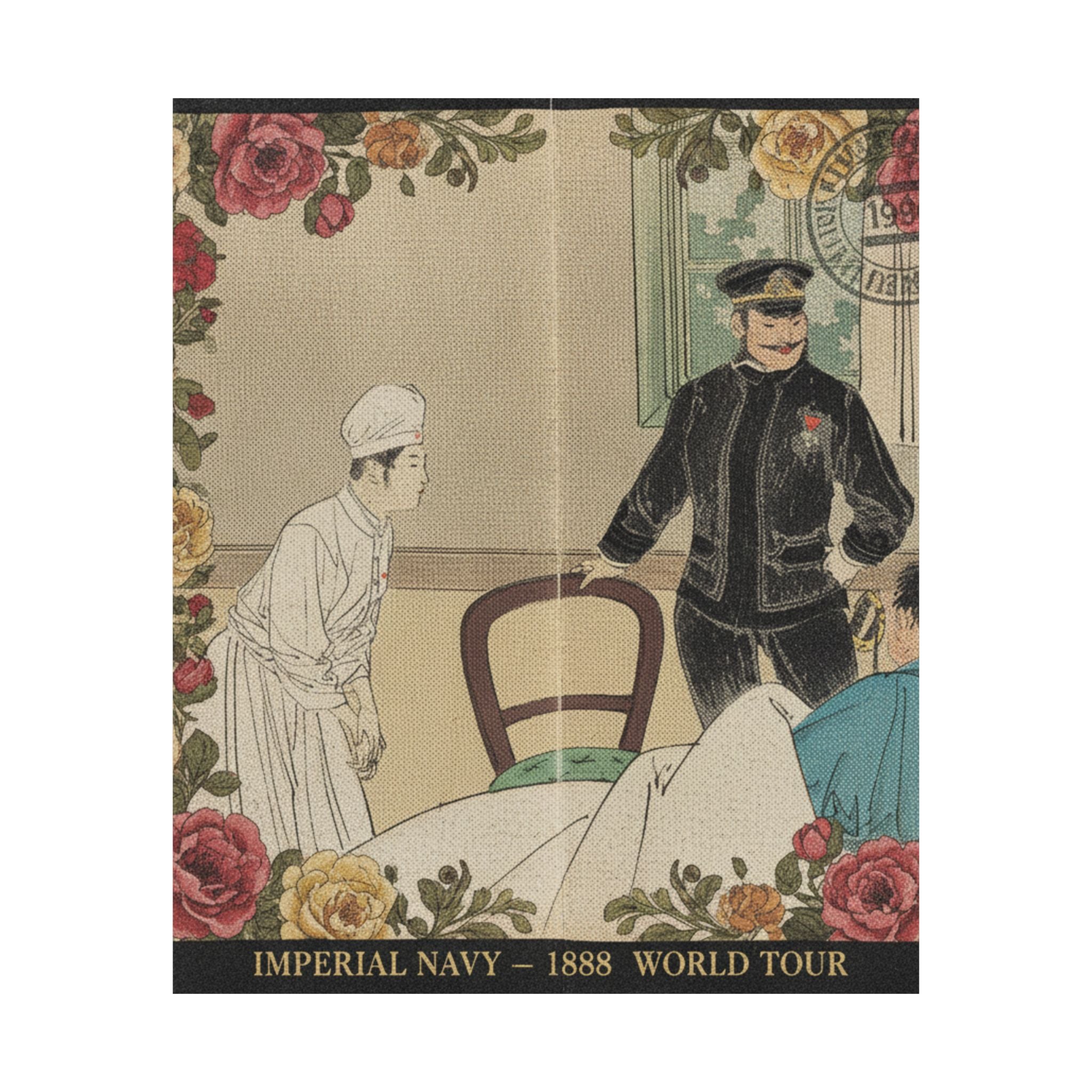 Vintage Bootleg — The Torpedo Officer (Suirai Shikan), Frontispiece Illustration From The Literary — Matte Poster