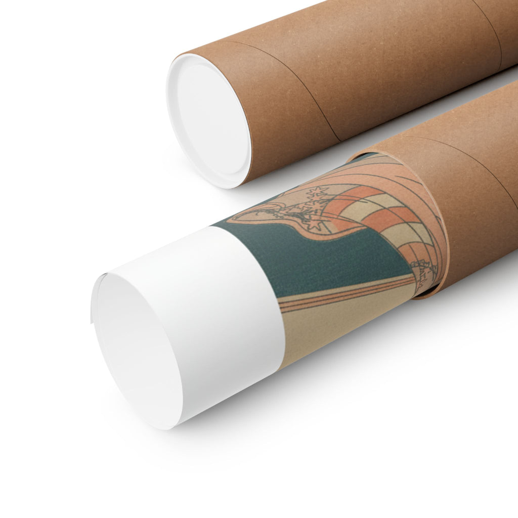 Ecommerce Main — The Flying Down Of Wild Geese At Yoshiwara — Matte Poster
