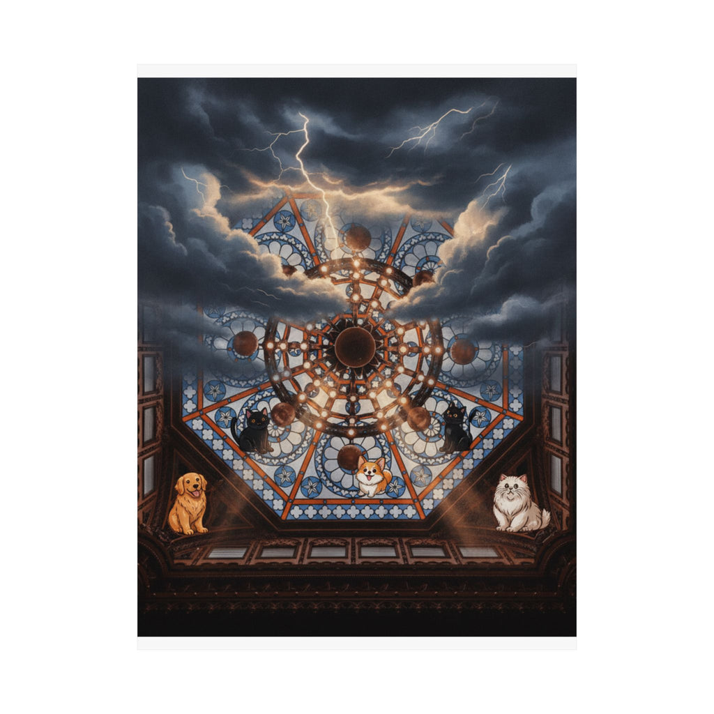 Dramatic Storm — Ceiling — Matte Poster