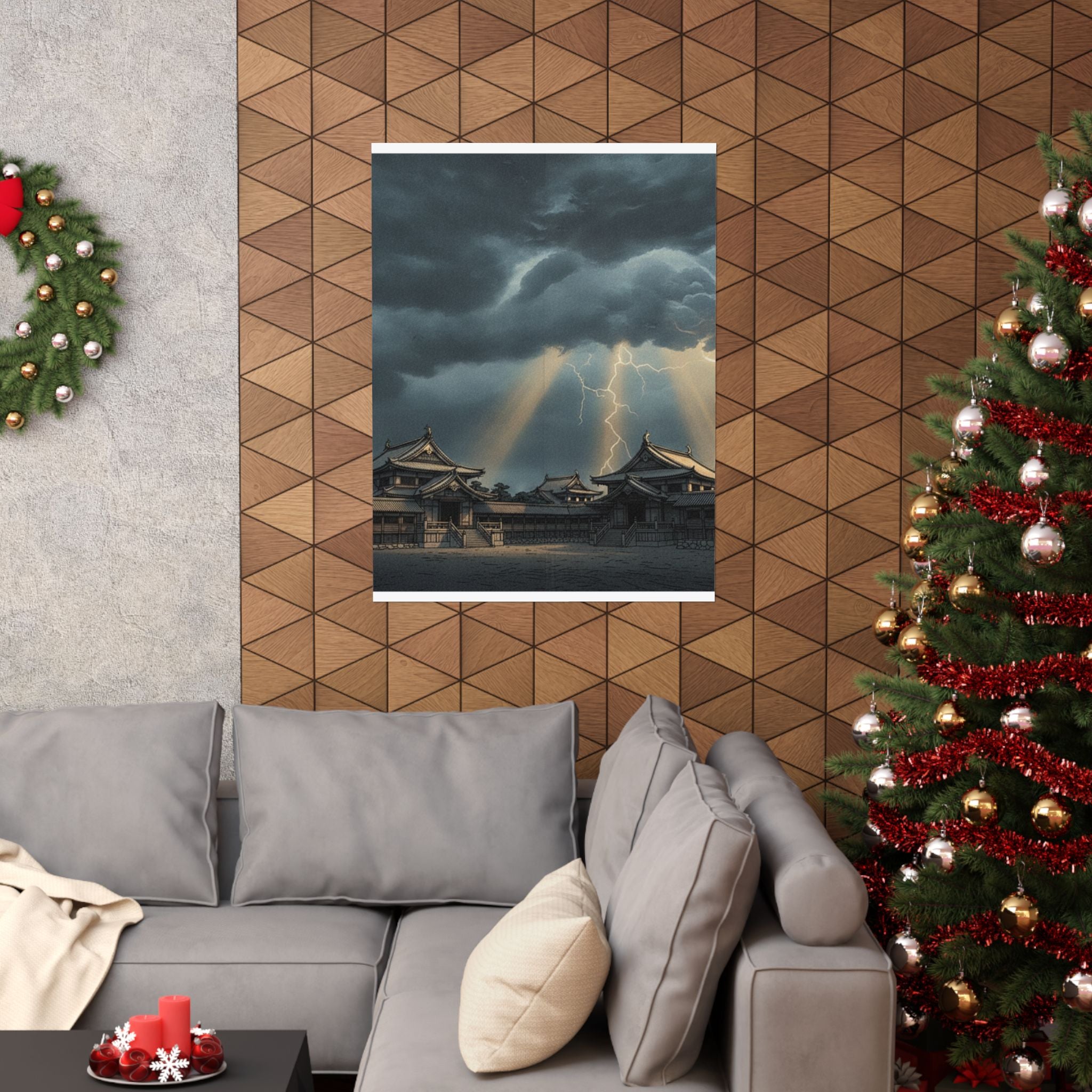 Dramatic Storm — The Inner Palace Of Chiyoda (Chiyoda No Ōoku) — Matte Poster