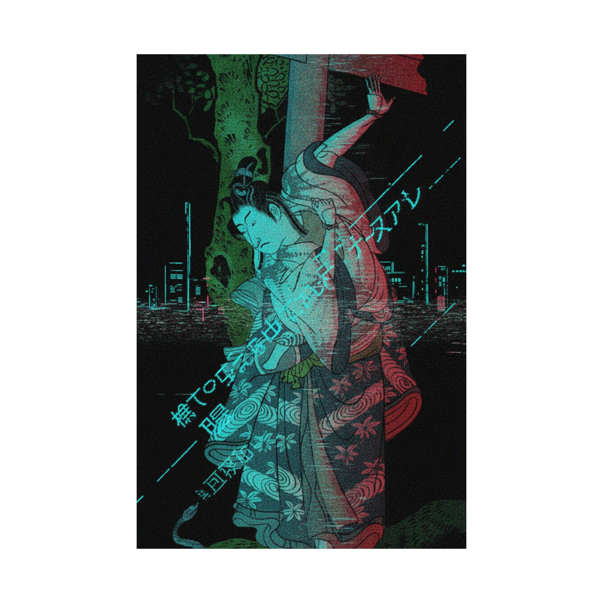Glitch Culture — Portrait Of An Actor — Matte Poster