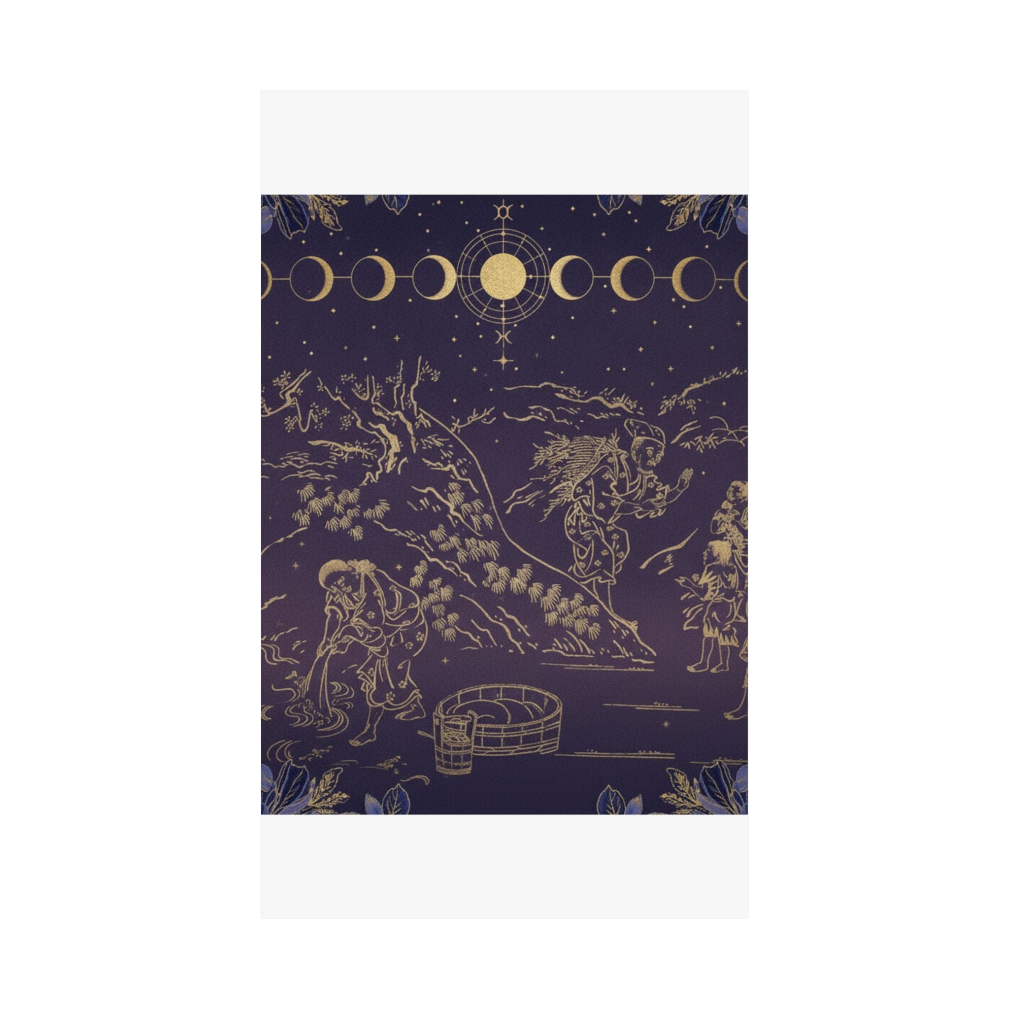 Celestial — Fagot–Gatherer Finds Boy With Sparrow — Matte Poster