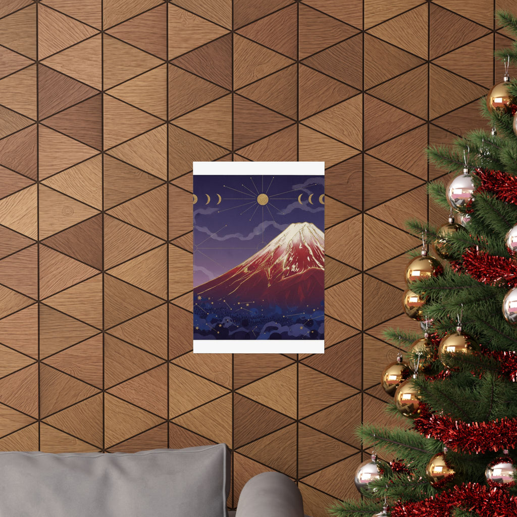 Celestial — South Wind, Clear Sky (Gaifū Kaisei), Also Known As Red Fuji, From The Series Th — Matte Poster