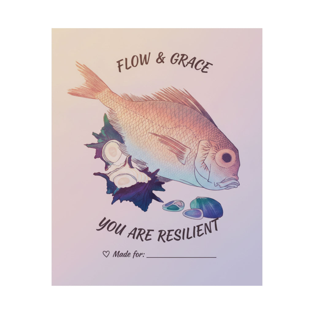 Affirmation — Tai Fish And Top-Shells — Matte Poster