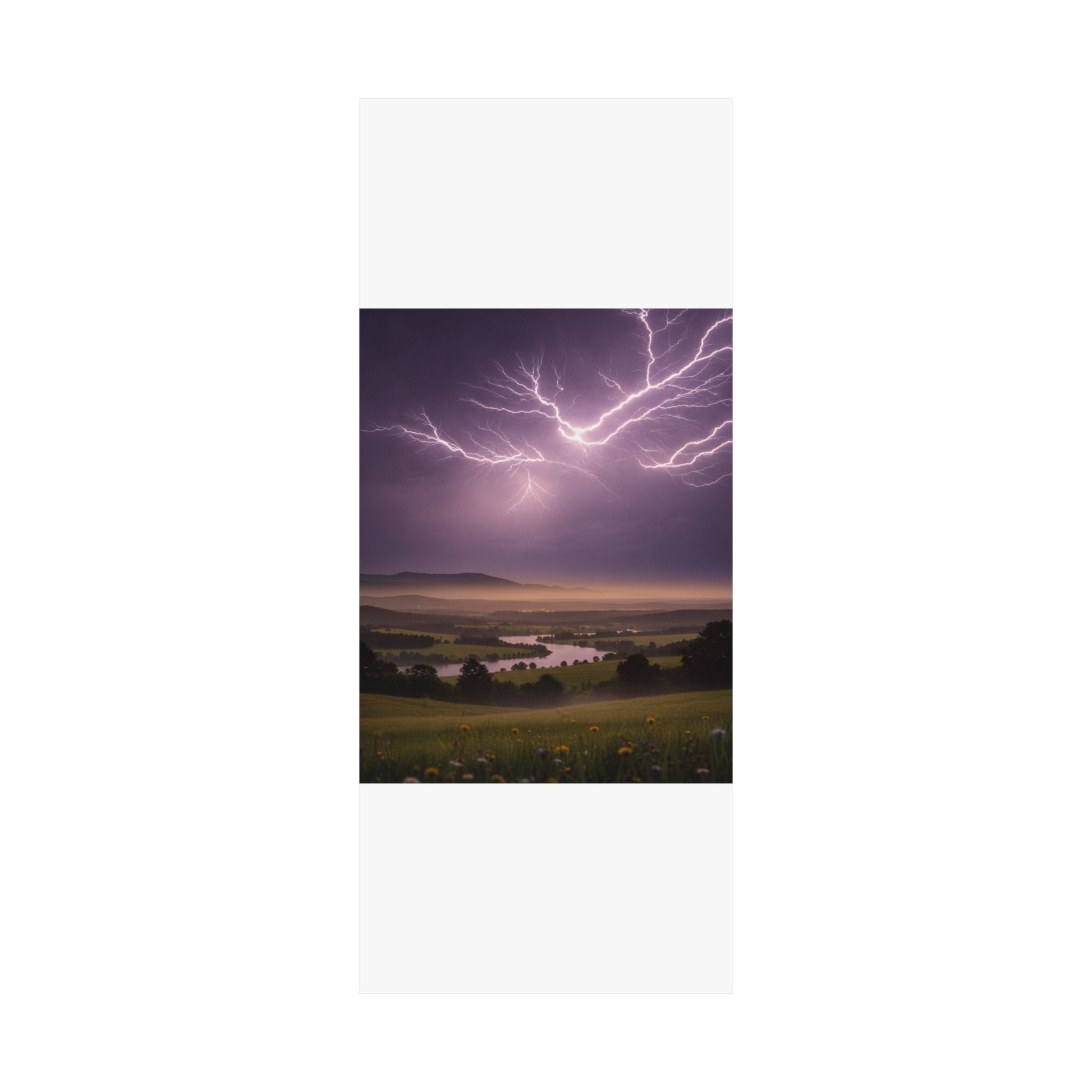 Scenic Nature — Lightning — Matte Poster