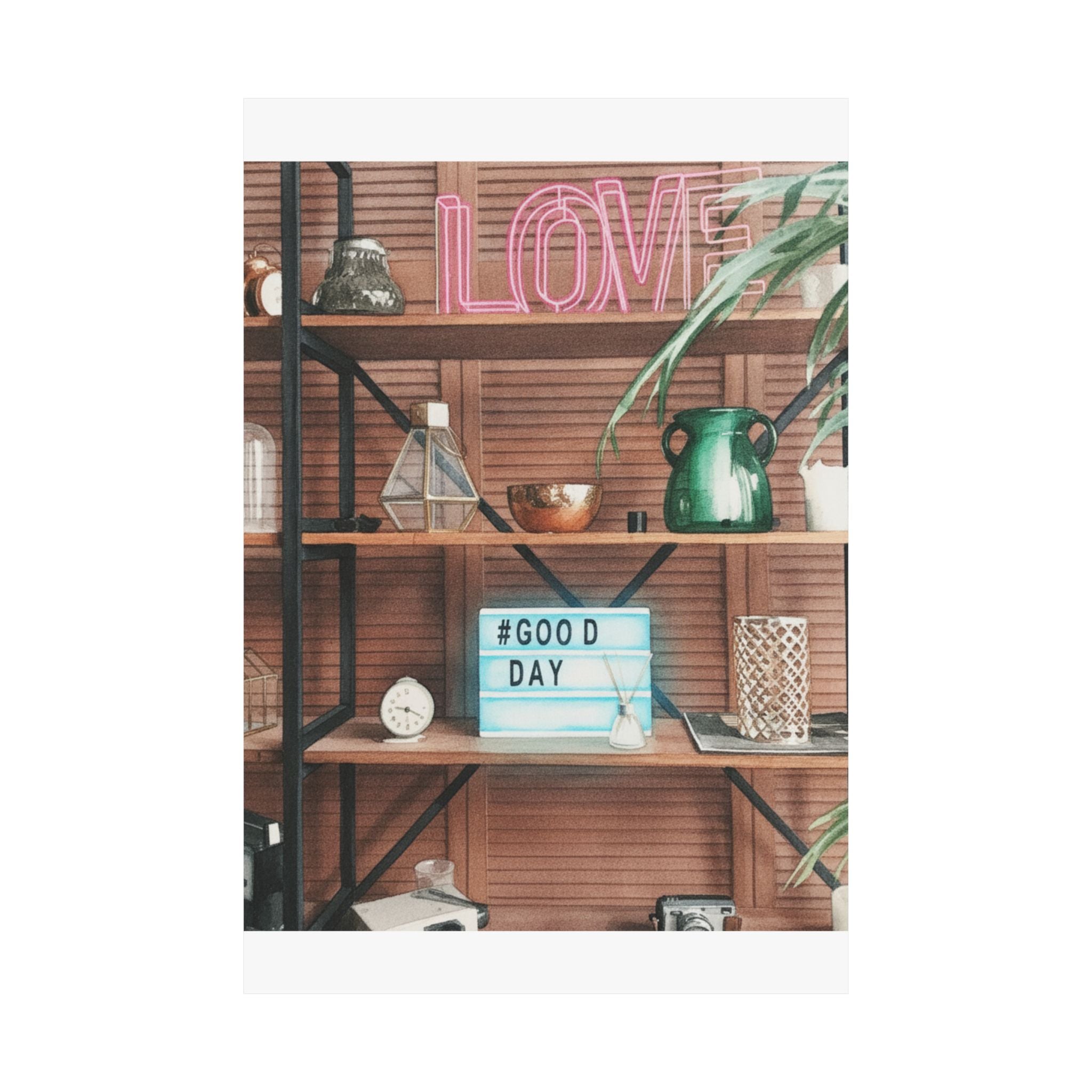Watercolor — Home — Matte Poster