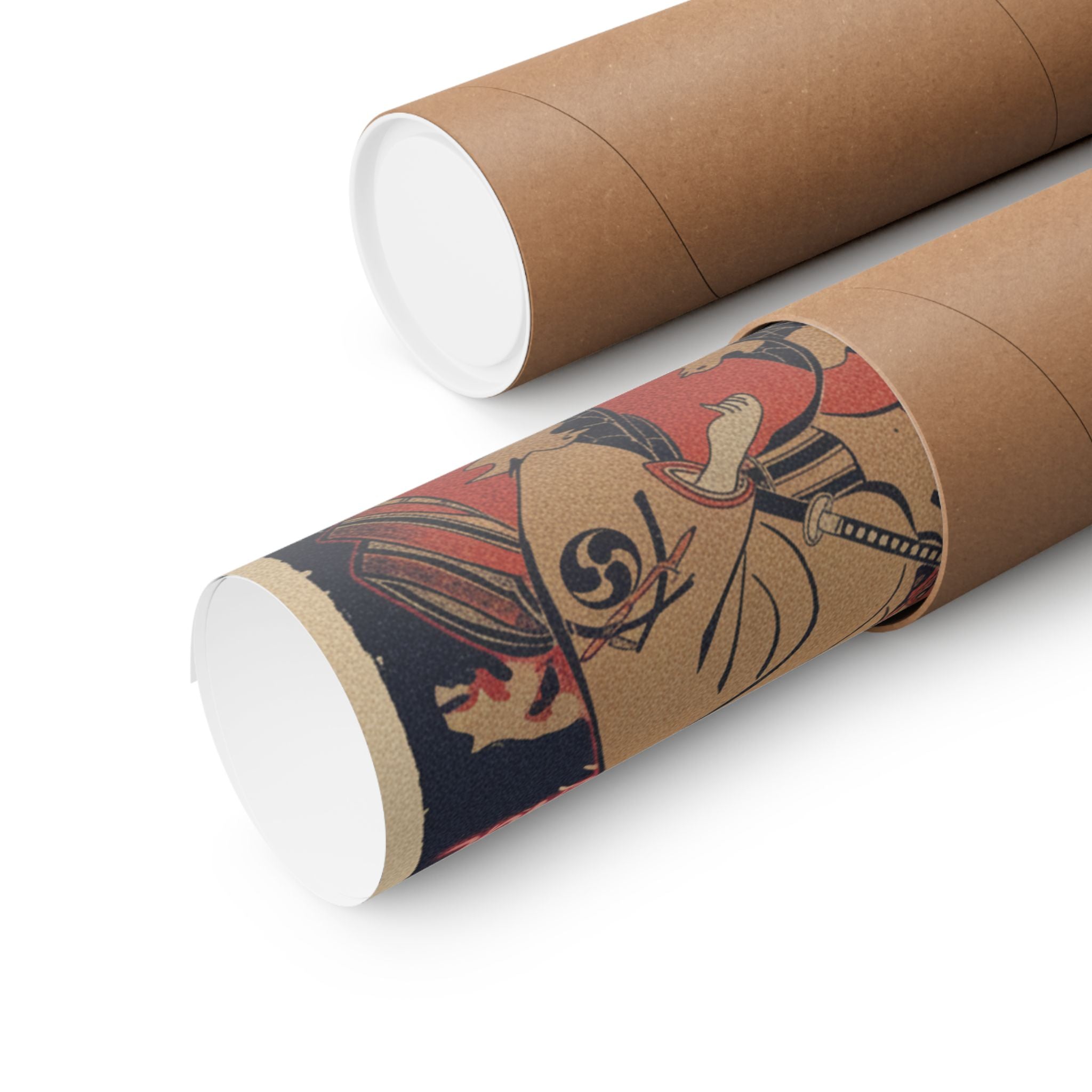 Japanese Street — The Actor Yoshizawa Ayame As A Samurai — Matte Poster