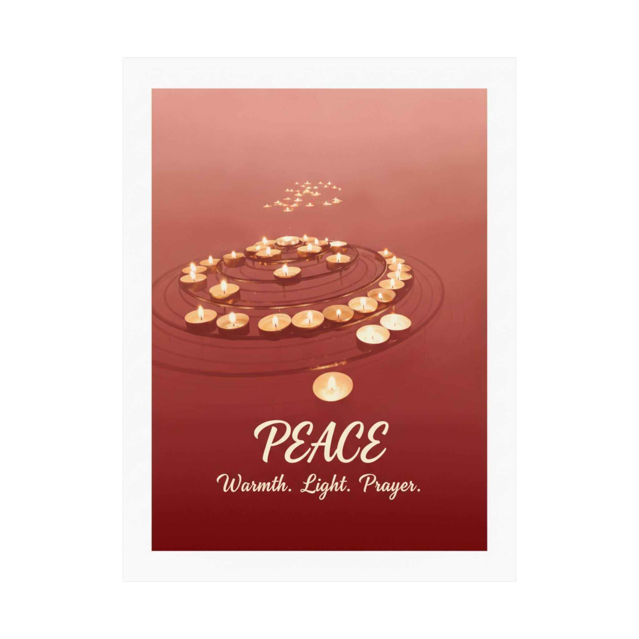 Affirmation — Candle — Matte Poster