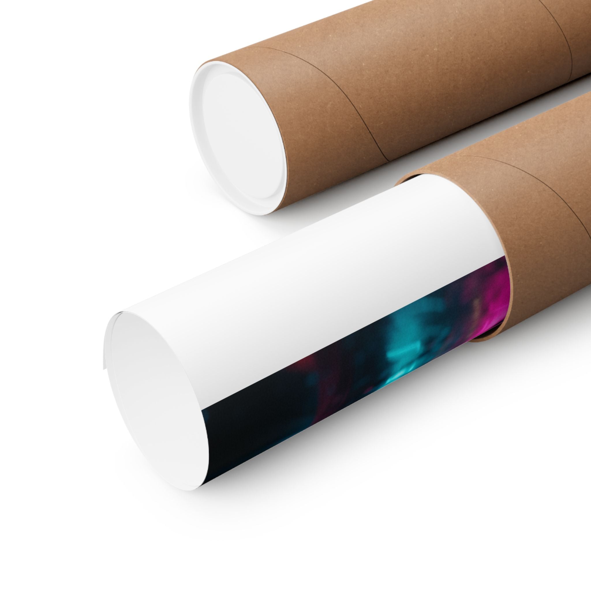 Neon Noir — Person — Matte Poster
