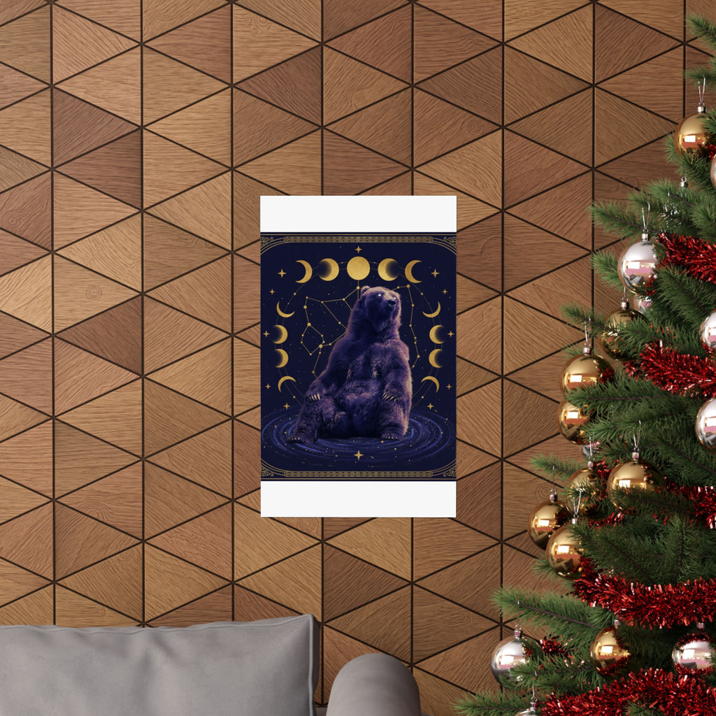 Celestial — Bear — Matte Poster