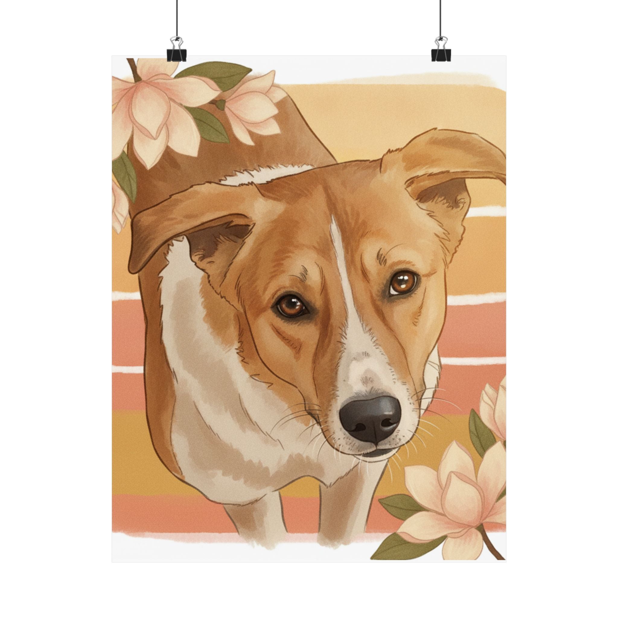 Southern Sunset — Dog — Matte Poster