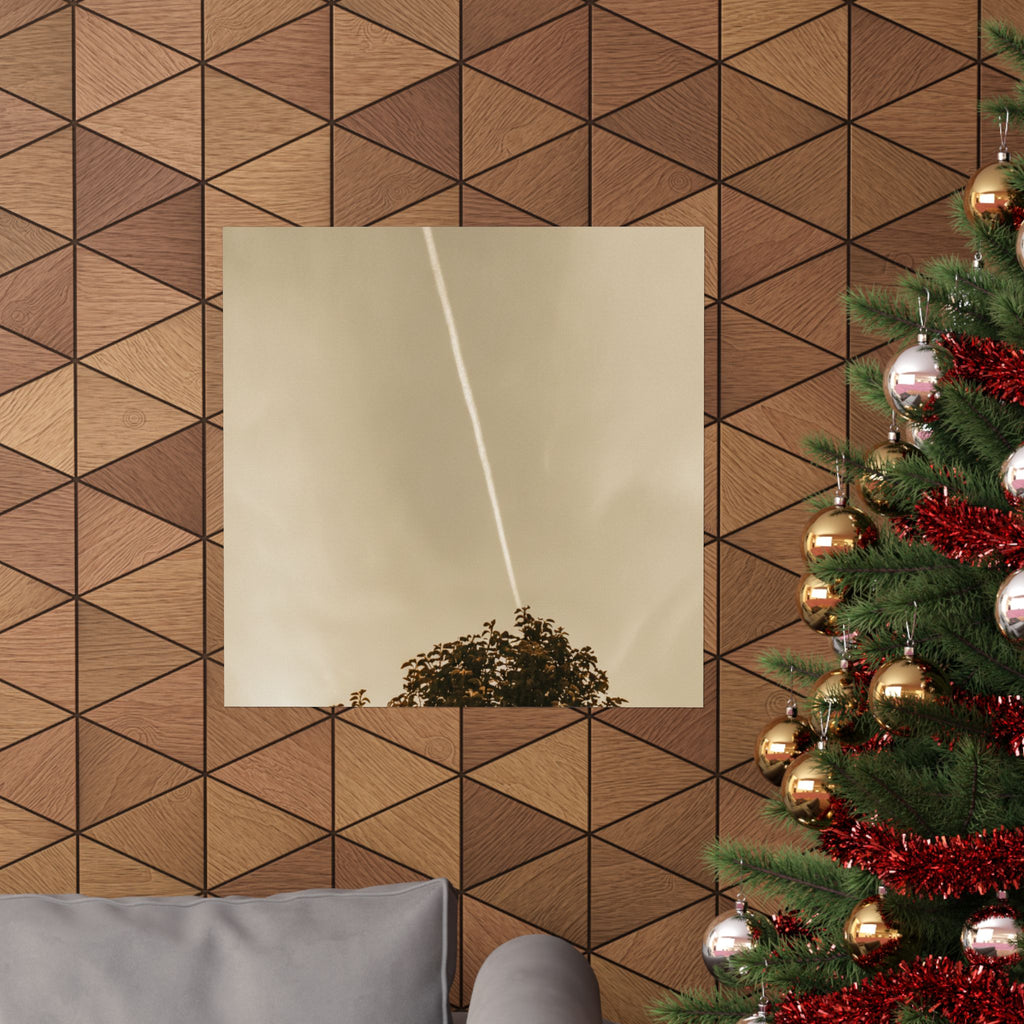 Scenic Nature — Contrail — Matte Poster