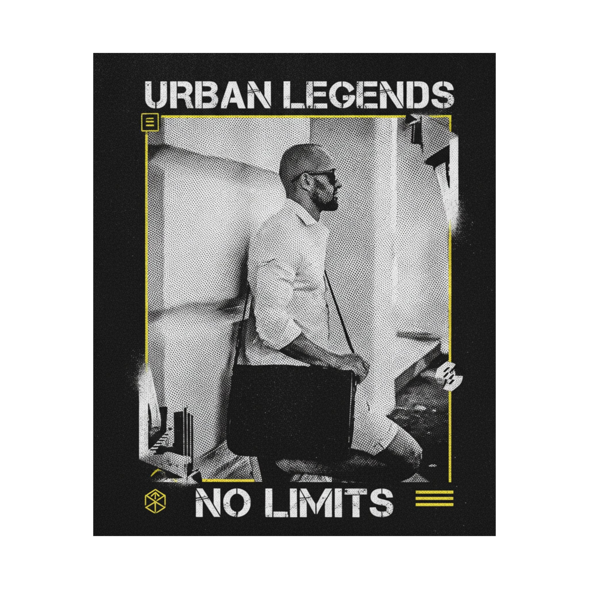 Streetwear Collage — Person — Matte Poster