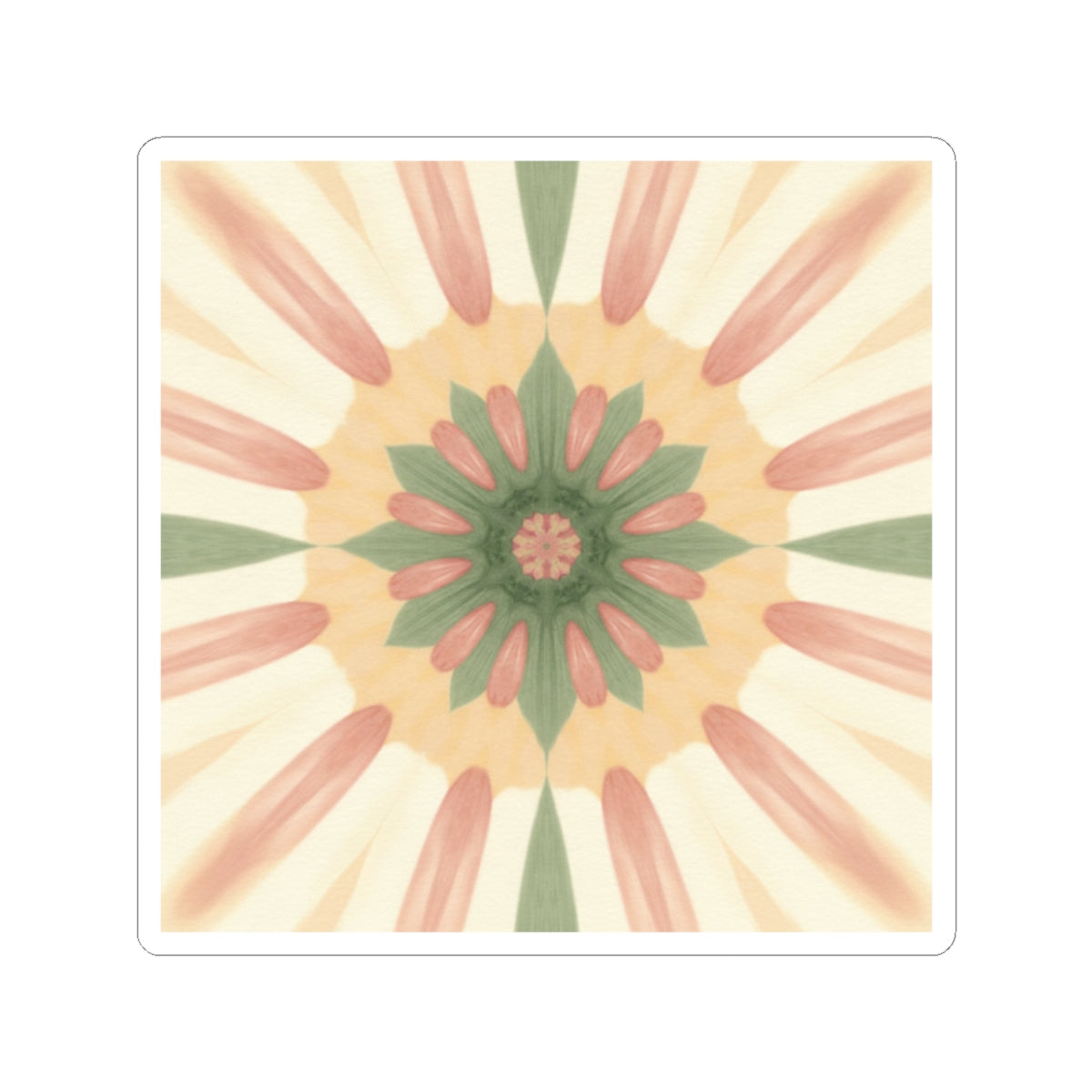 Botanical kiss-cut sticker by Zukkay