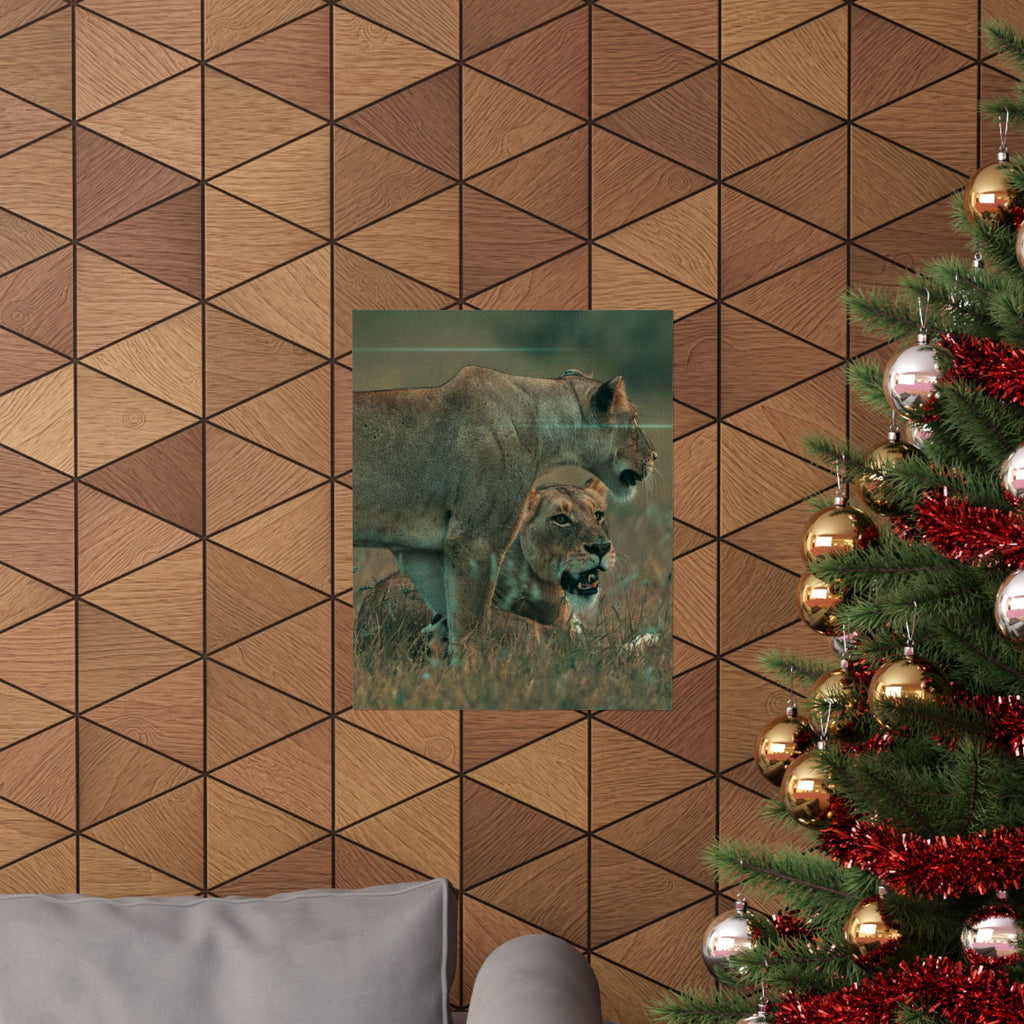 Cinematic — Lions — Matte Poster