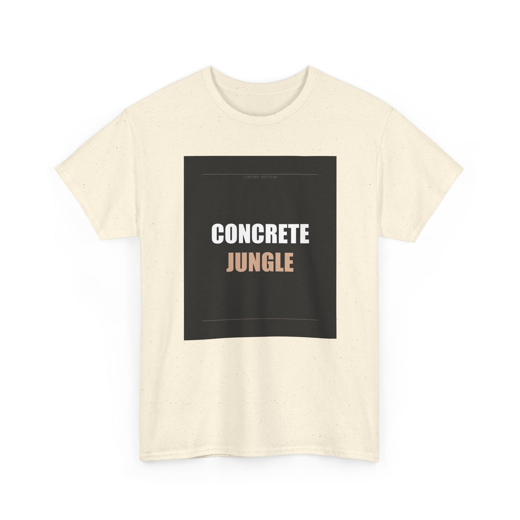CONCRETE JUNGLE Bold Typography Streetwear Tee