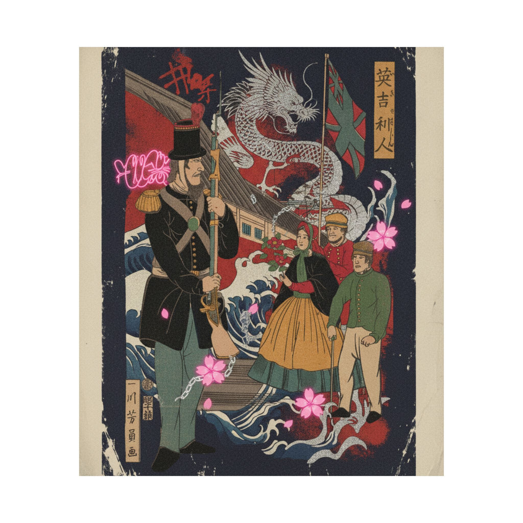 Japanese Street — Englishmen — Matte Poster