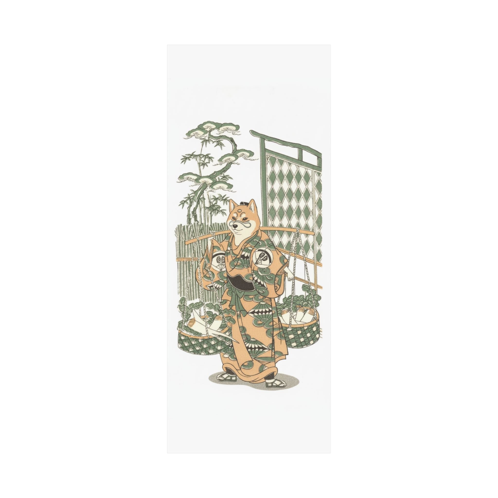 Ecommerce Main — Kabuki Actor Onoe Kikugorō I In The Belle Of Asakusa Temple (Keisei Asakusa No K — Matte Poster