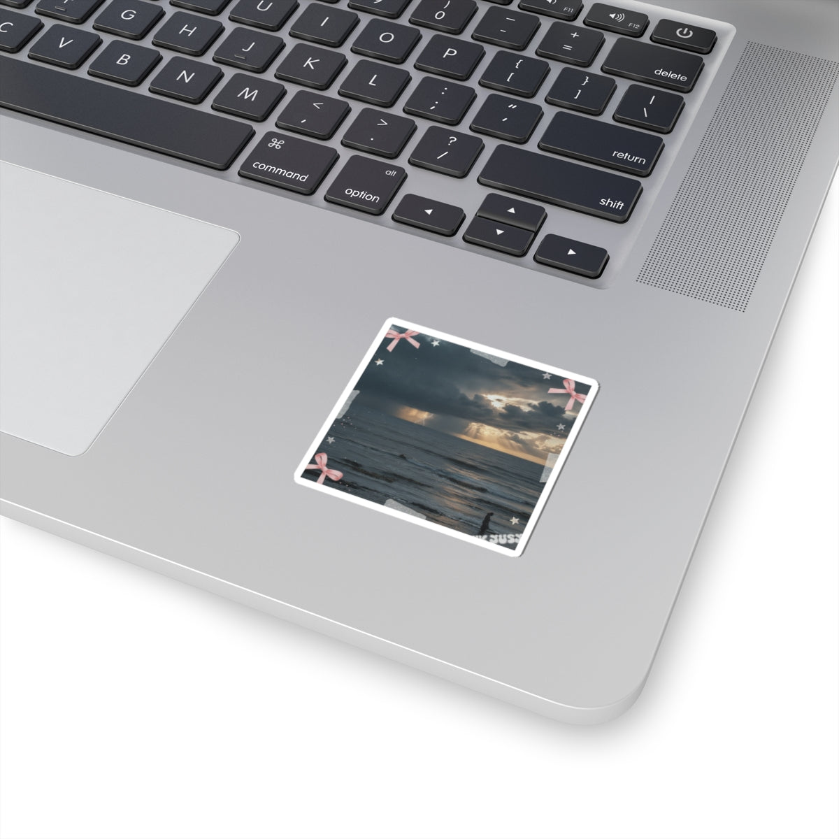 Dramatic Storm — Person — Kiss-Cut Sticker