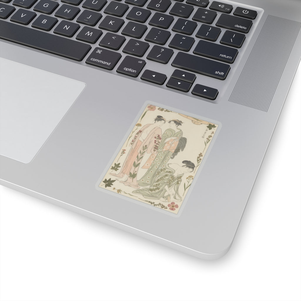 Botanical — Cutting The Toenails; The Toilet After The Bath — Kiss-Cut Sticker