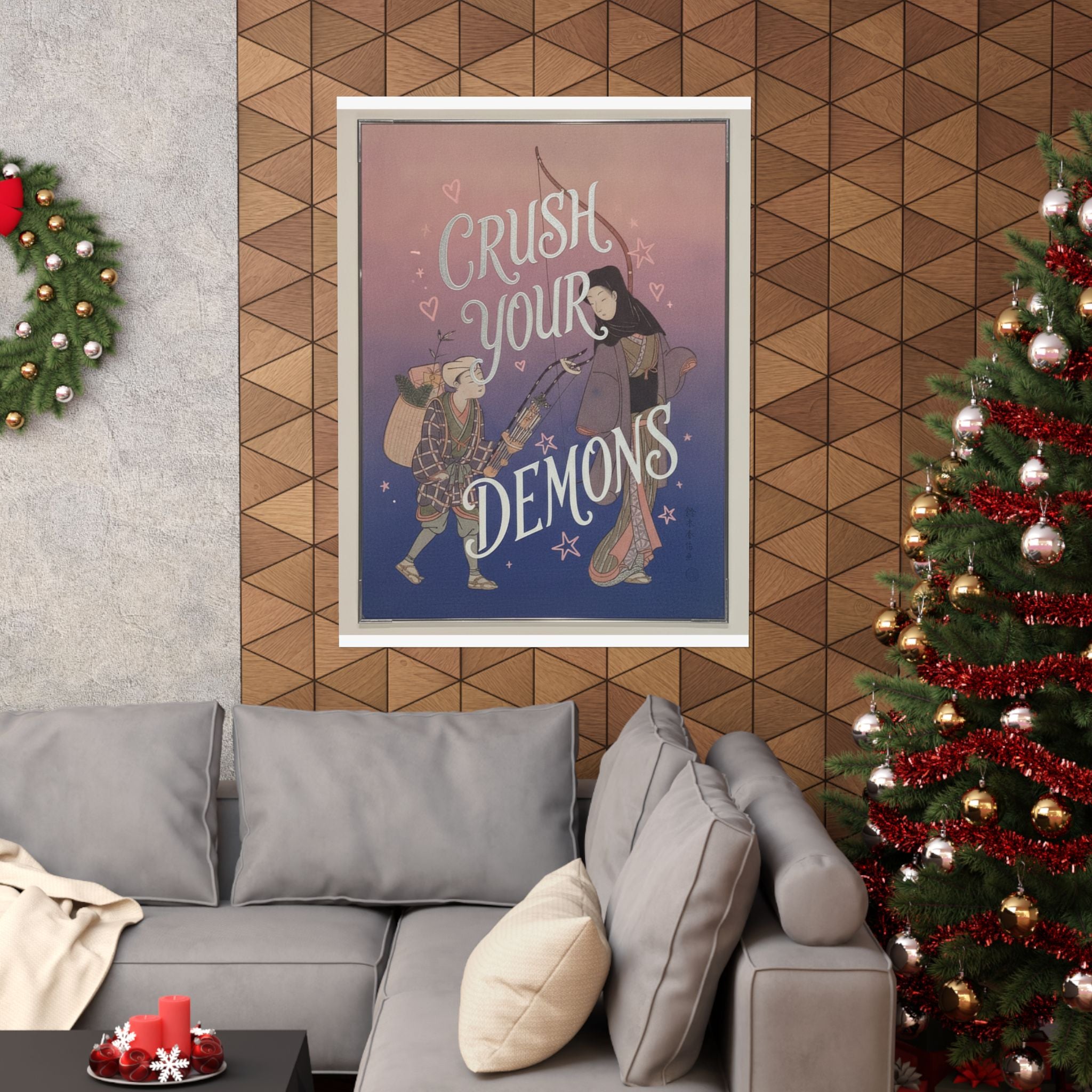 Affirmation — Demon-Crushing Bow — Matte Poster