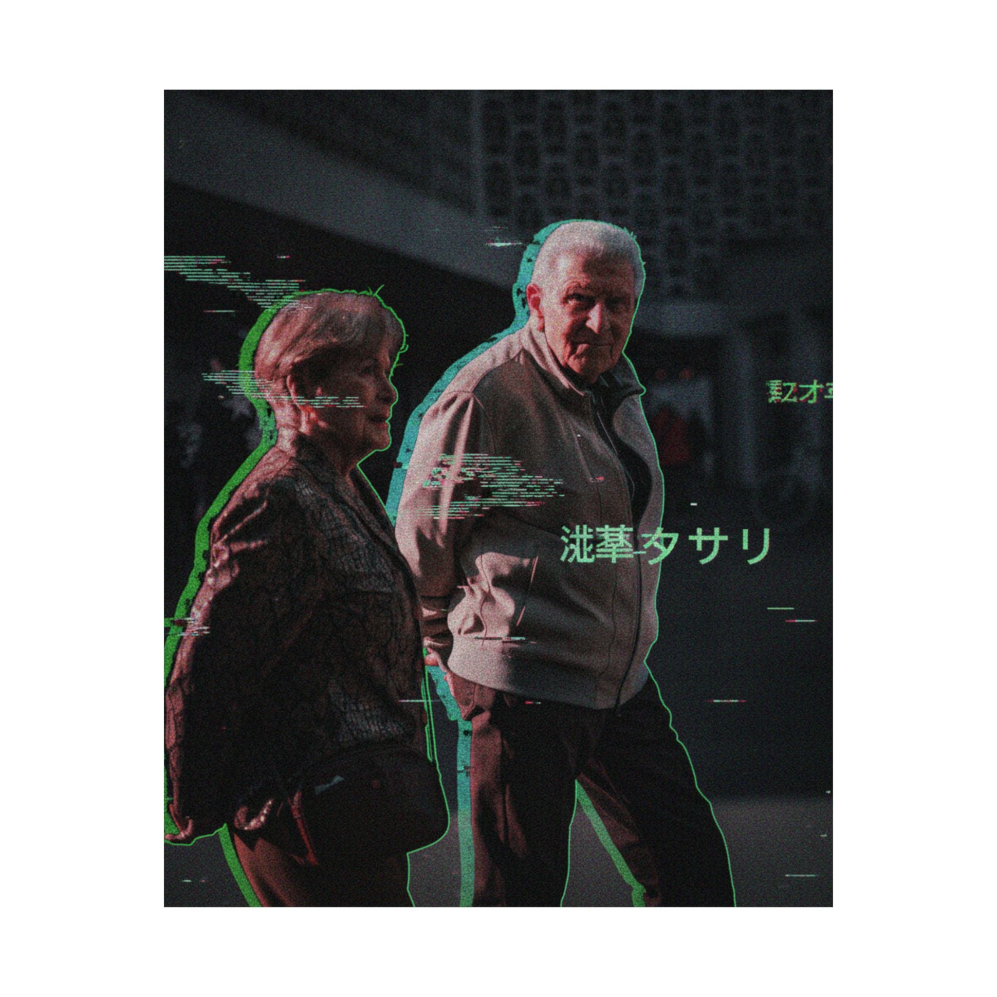 Glitch Culture — Person — Matte Poster