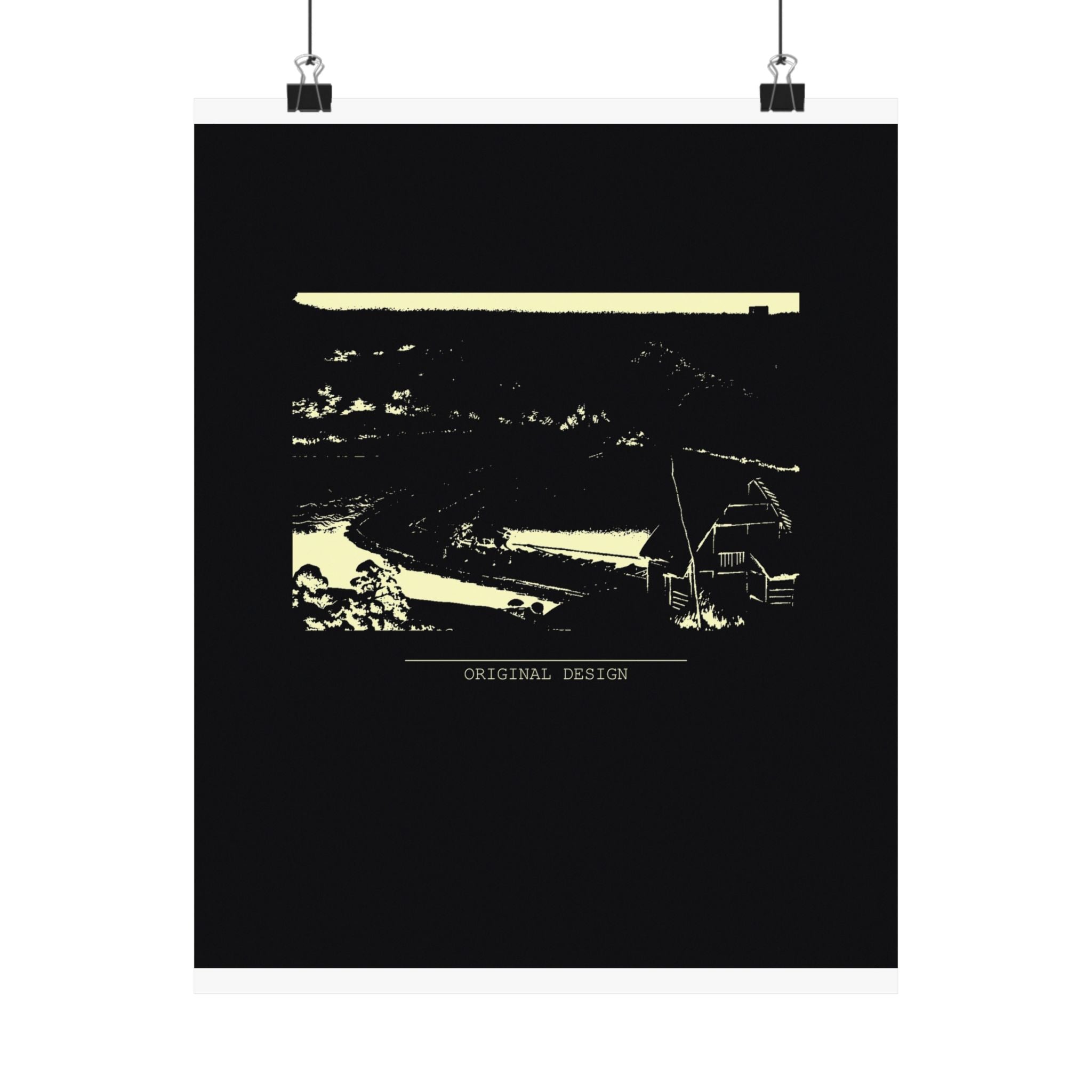 Minimalist Single Ink Clothing art print — product view 5