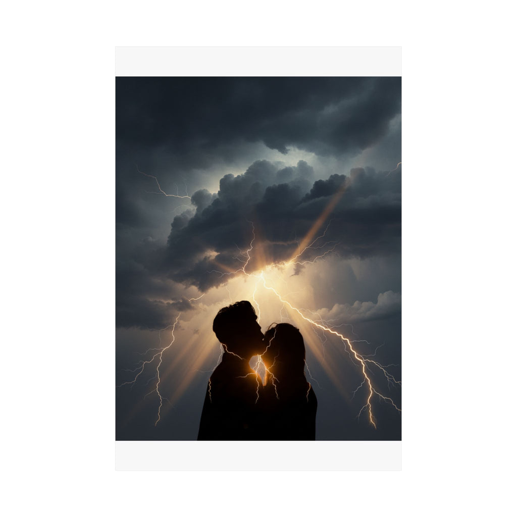 Dramatic Storm — Person — Matte Poster