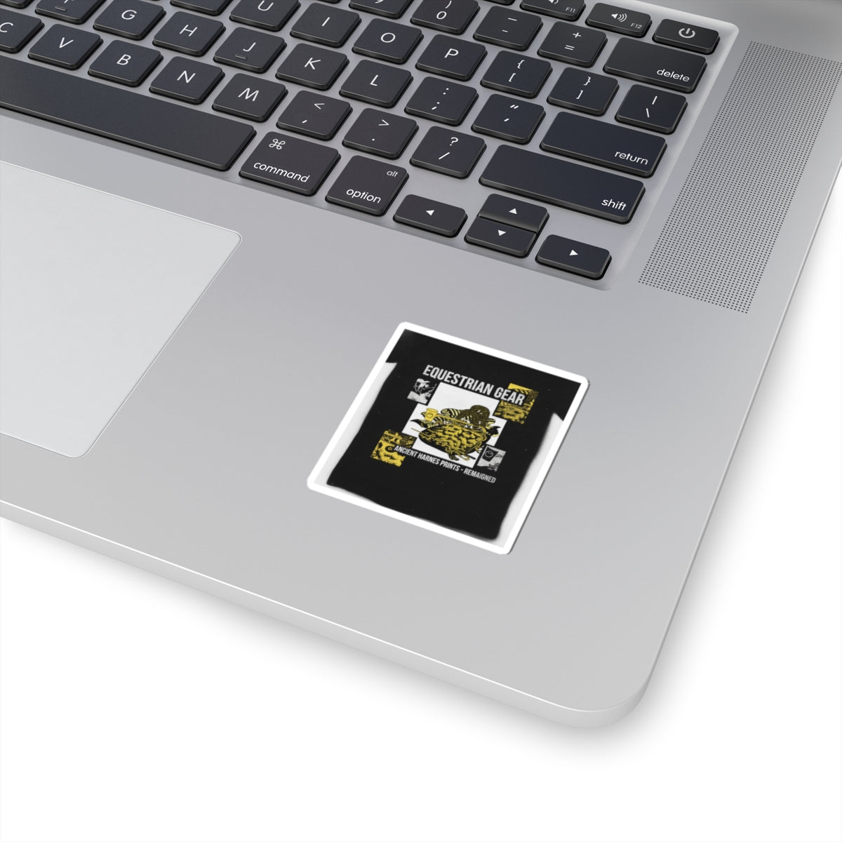 Streetwear Collage — Saddle, Horse-Dipper And Other Harness — Kiss-Cut Sticker