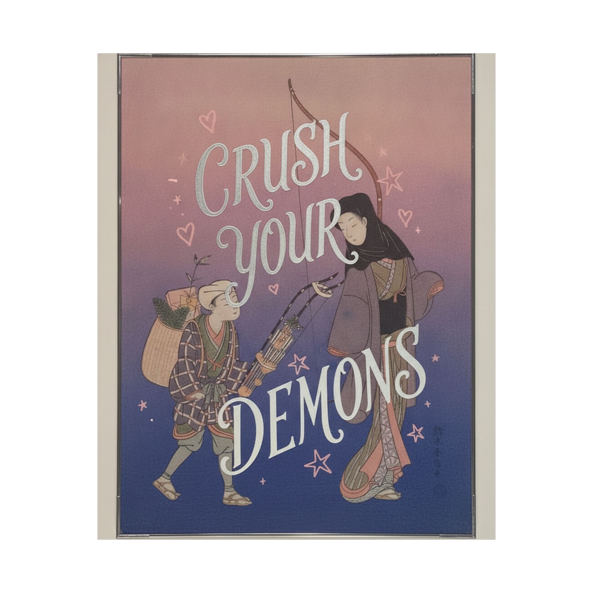 Affirmation — Demon-Crushing Bow — Matte Poster