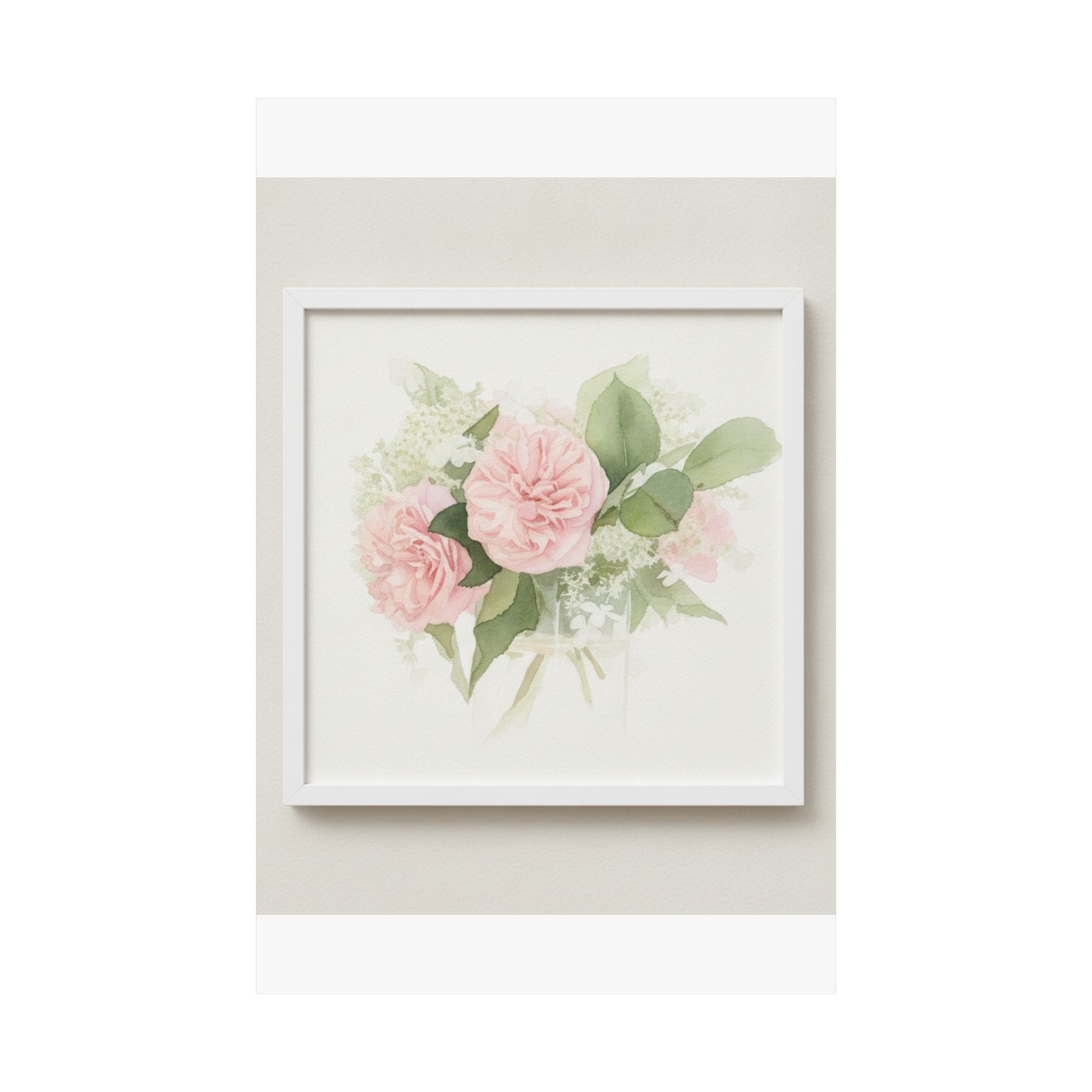 Watercolor — Flower — Matte Poster