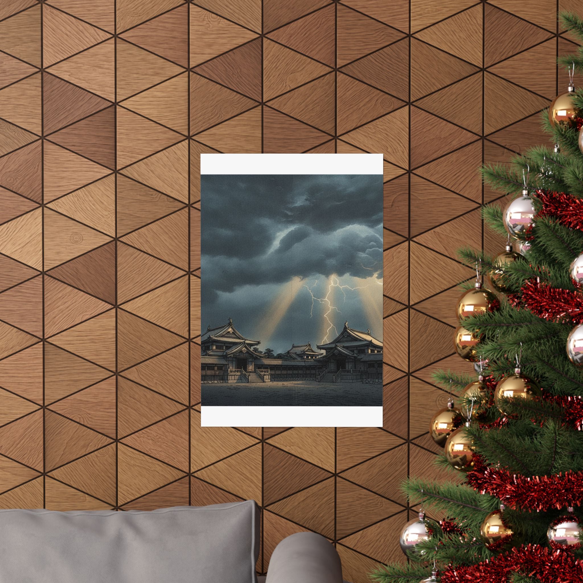 Dramatic Storm — The Inner Palace Of Chiyoda (Chiyoda No Ōoku) — Matte Poster