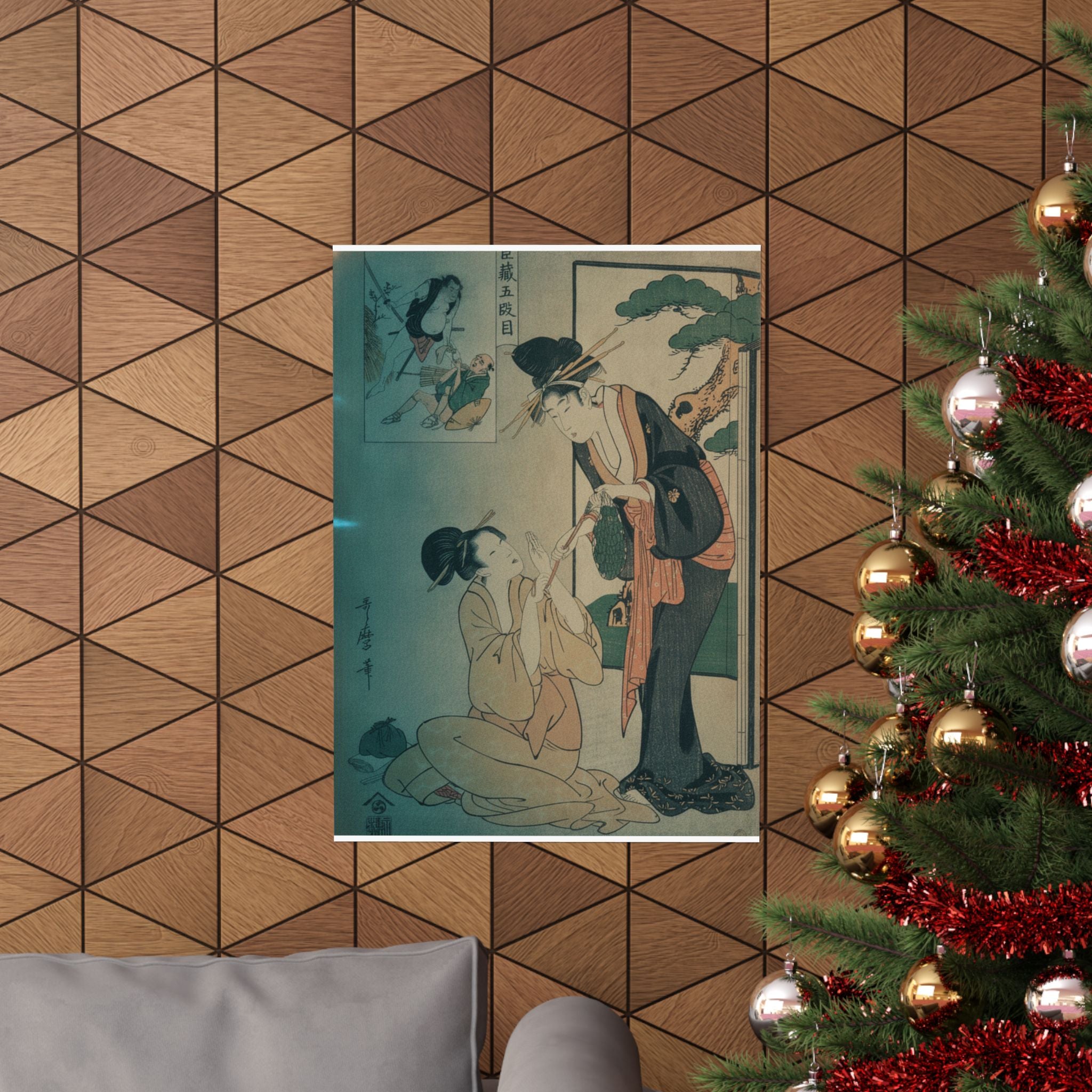 Cinematic — A Woman Snatching A Bag Of Sweetmeats From Her Mother — Matte Poster