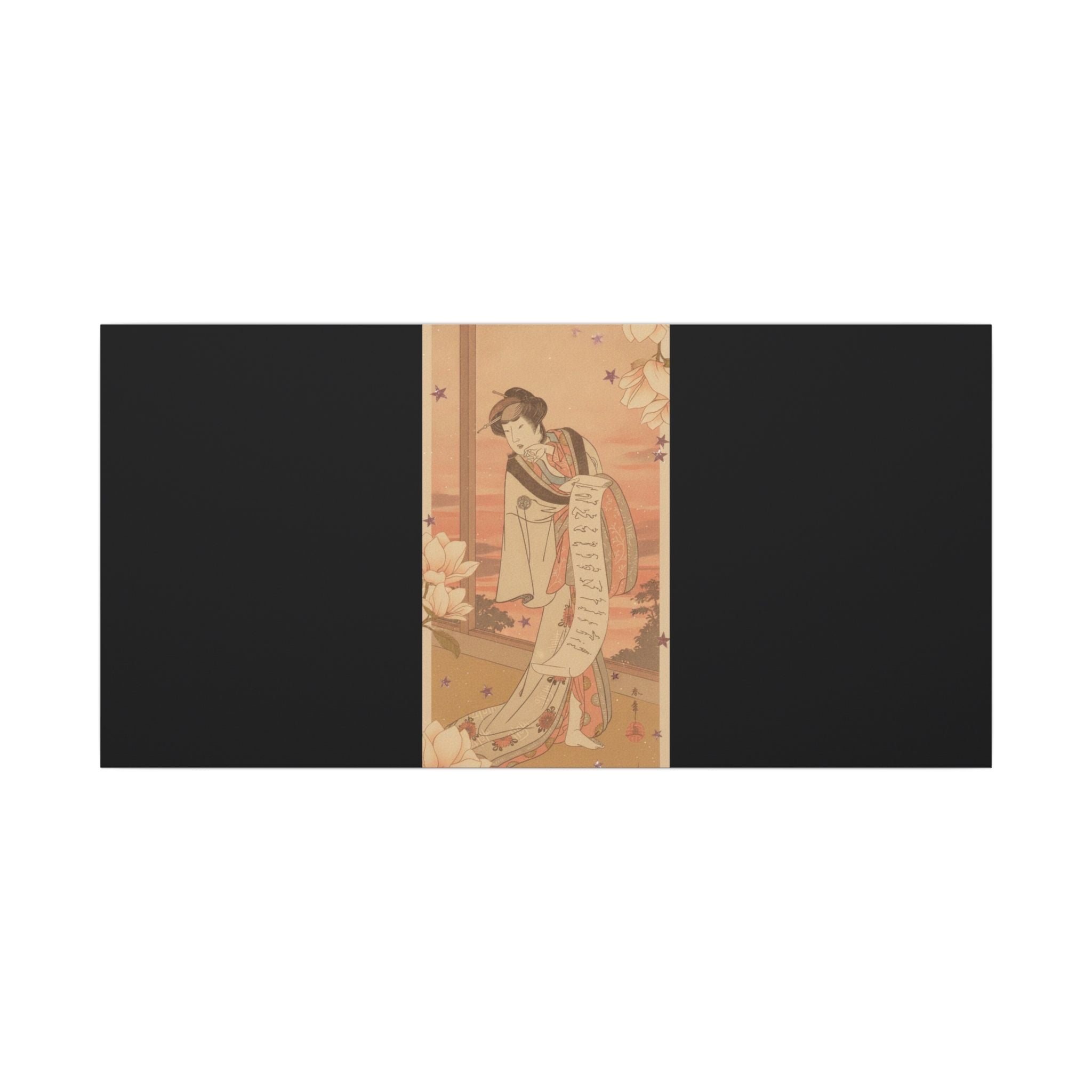 STREET CERTIFIED | The Second Yamashito Kinsaku As A Courtesan Standing In A Room — Matte Canvas