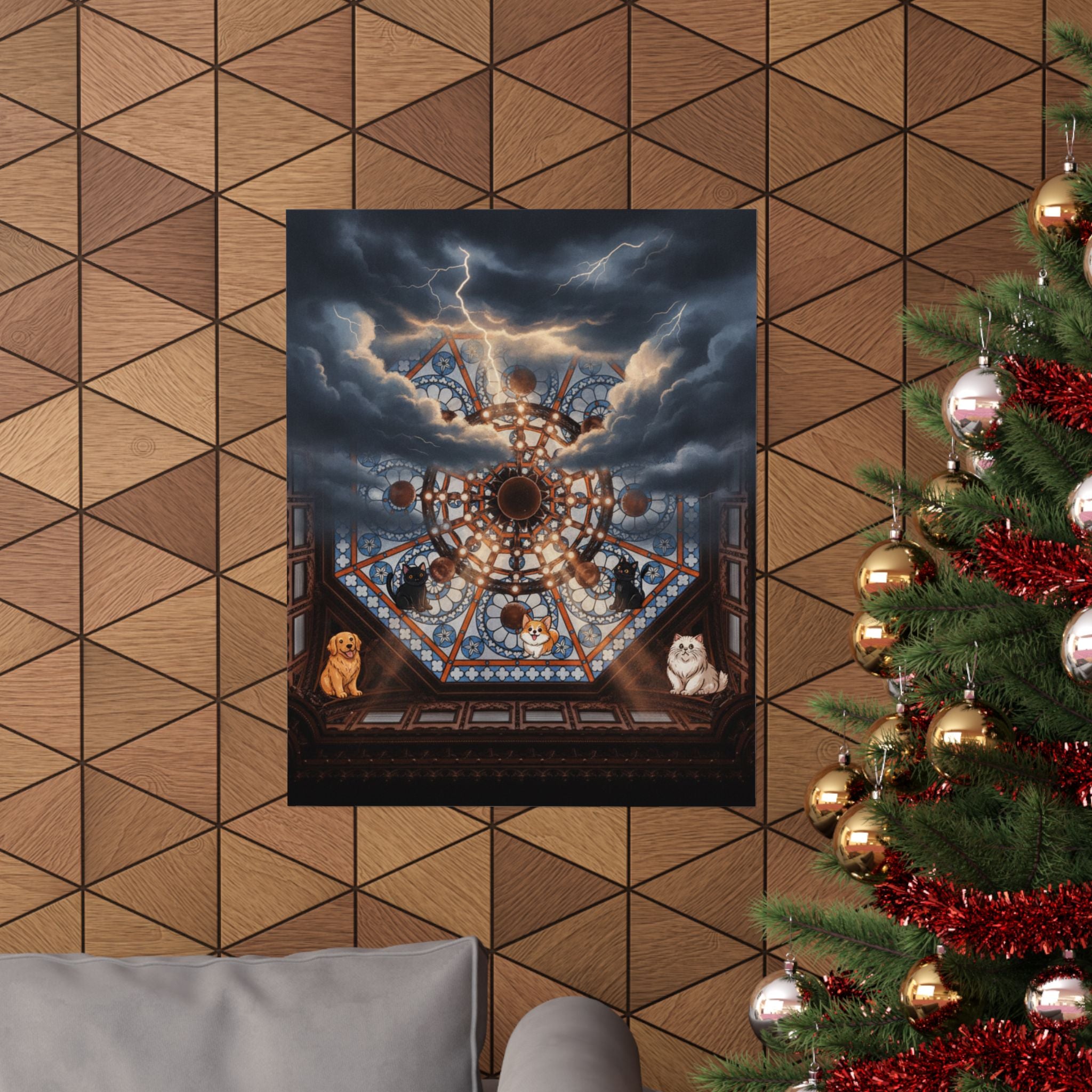 Dramatic Storm — Ceiling — Matte Poster