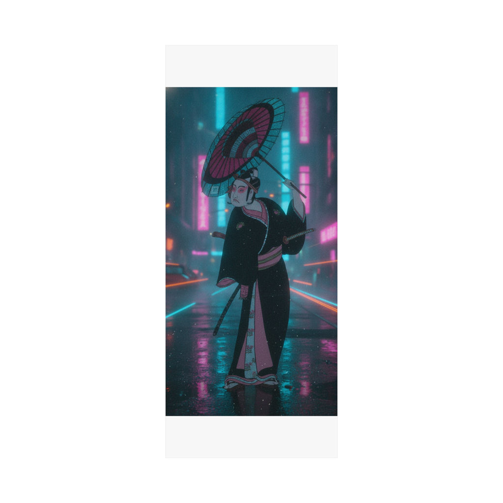 Neon Noir — The Third Ichikawa Yaozo In The Role Of The Otokodate Sukeroku — Matte Poster