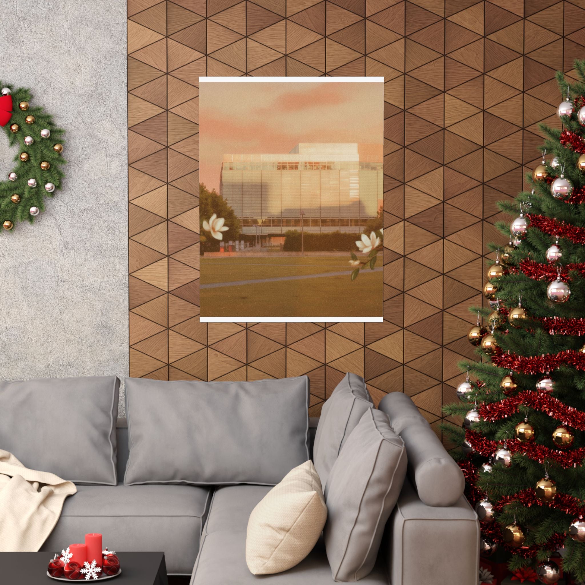 Southern Sunset — Building — Matte Poster