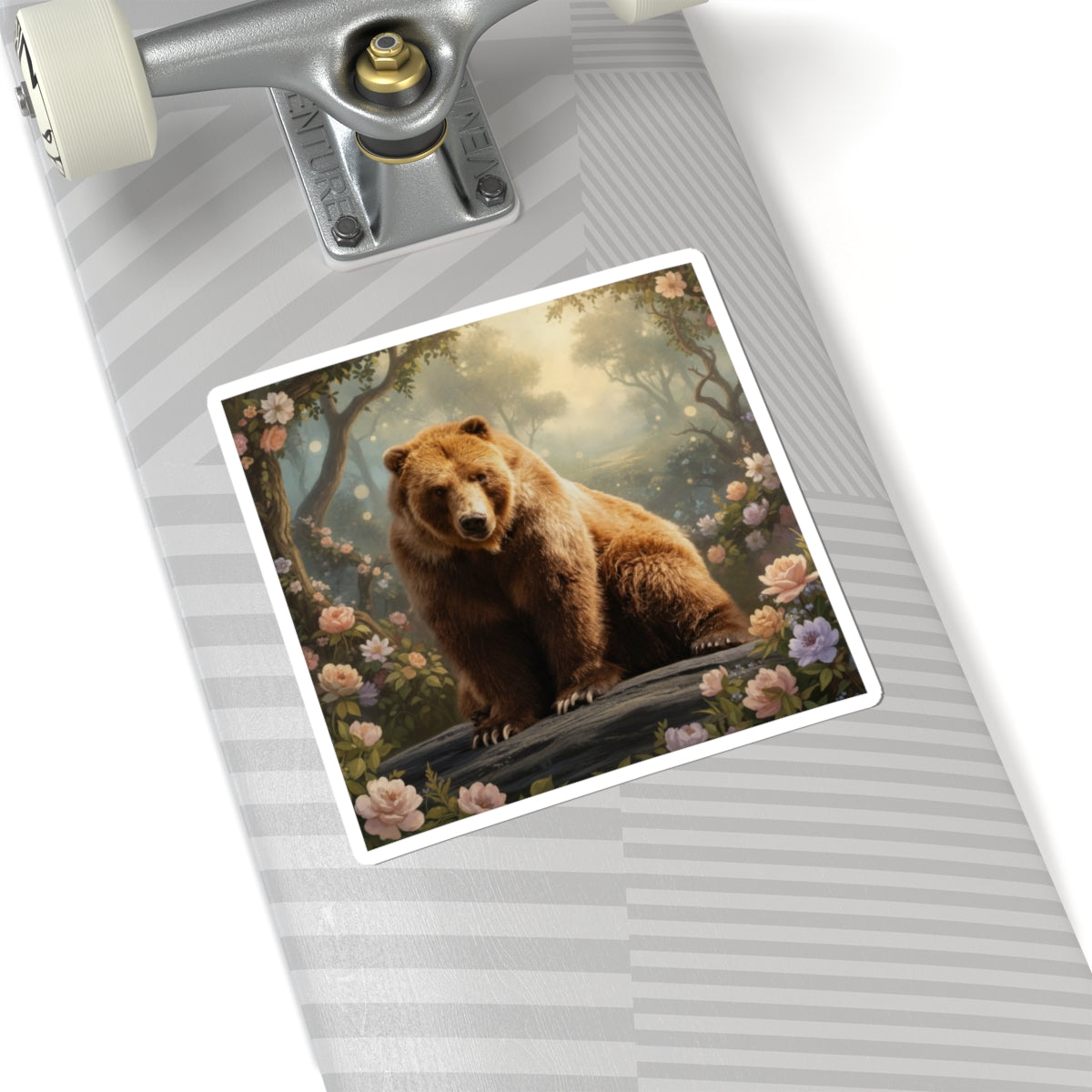 Scenic Nature — Bear — Kiss-Cut Sticker