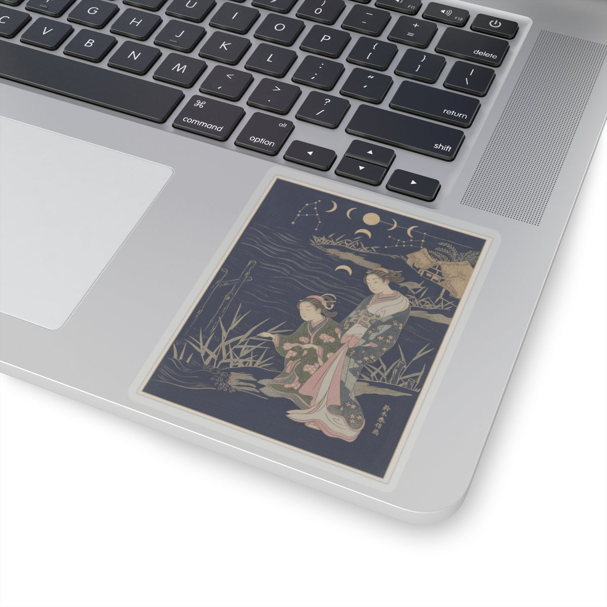 Celestial — Two Young Ladies At The Shore — Kiss-Cut Sticker