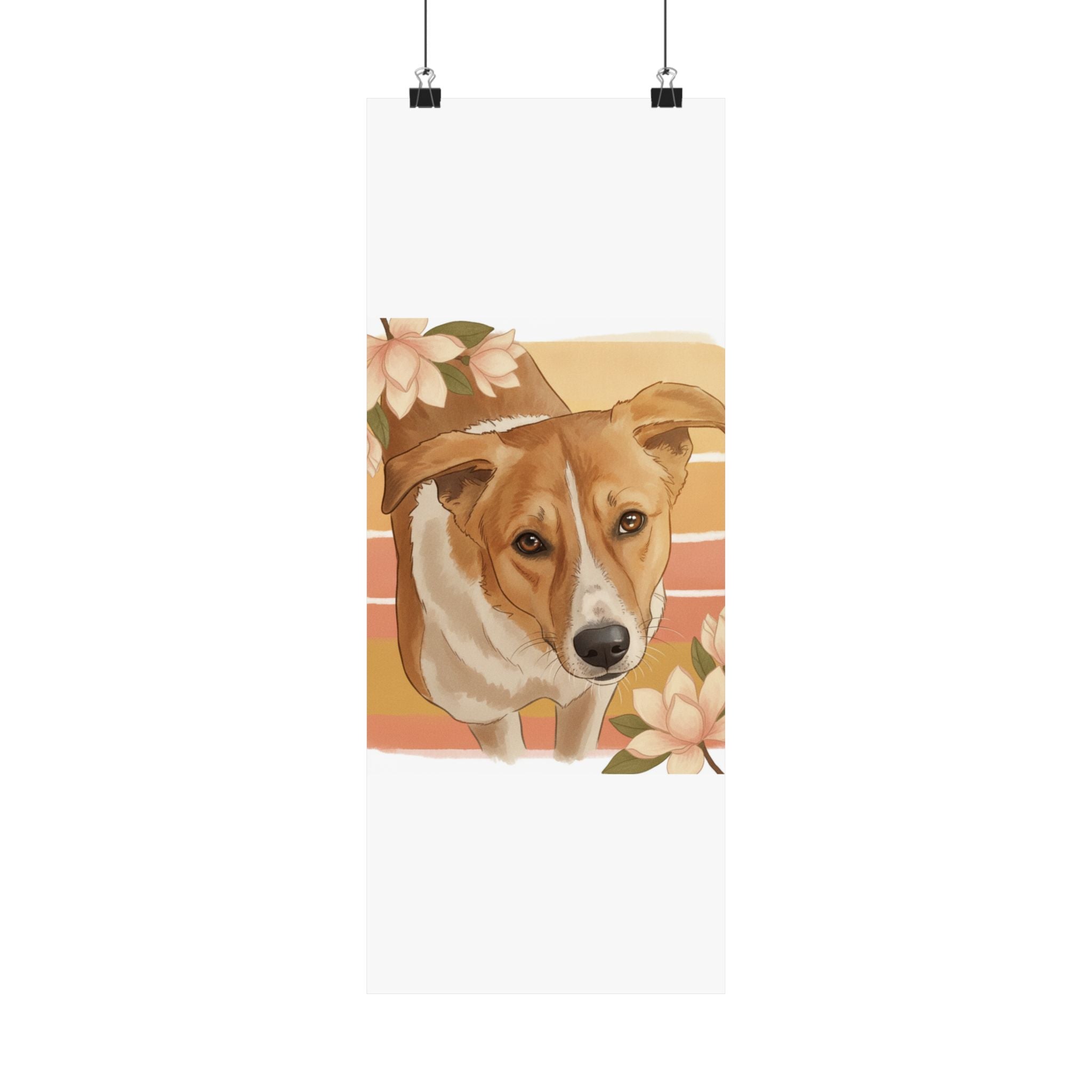 Southern Sunset — Dog — Matte Poster