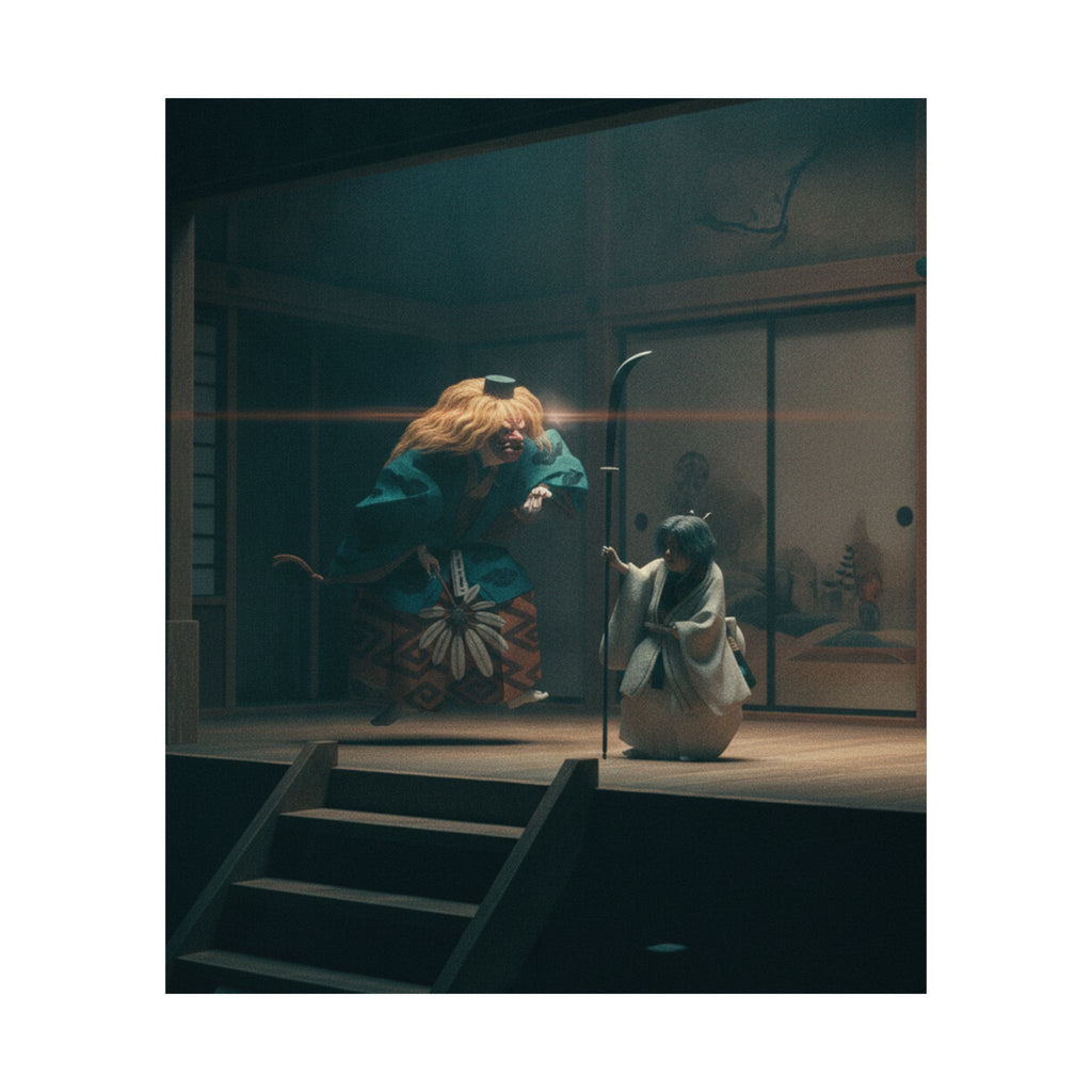 Cinematic — Scene From Noh Dance — Matte Poster