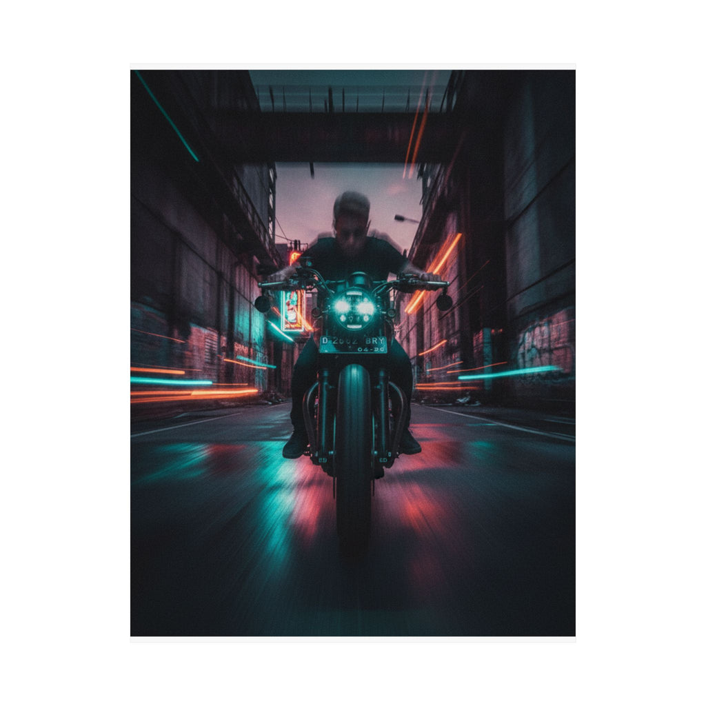 Fast Furious — Motorcycle — Matte Poster